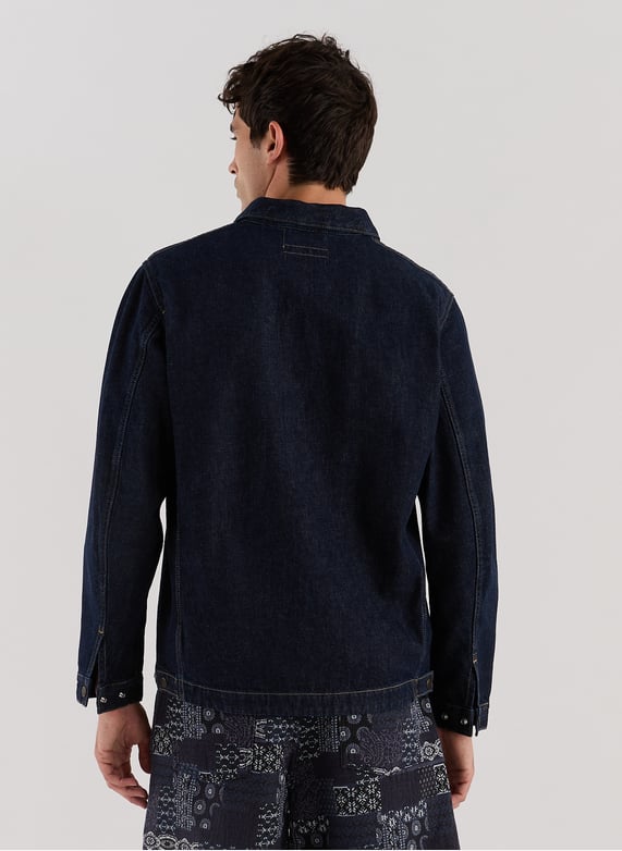 Straight cotton denim jacket | Blue by REPLAY Straight cotton denim jacket Blue