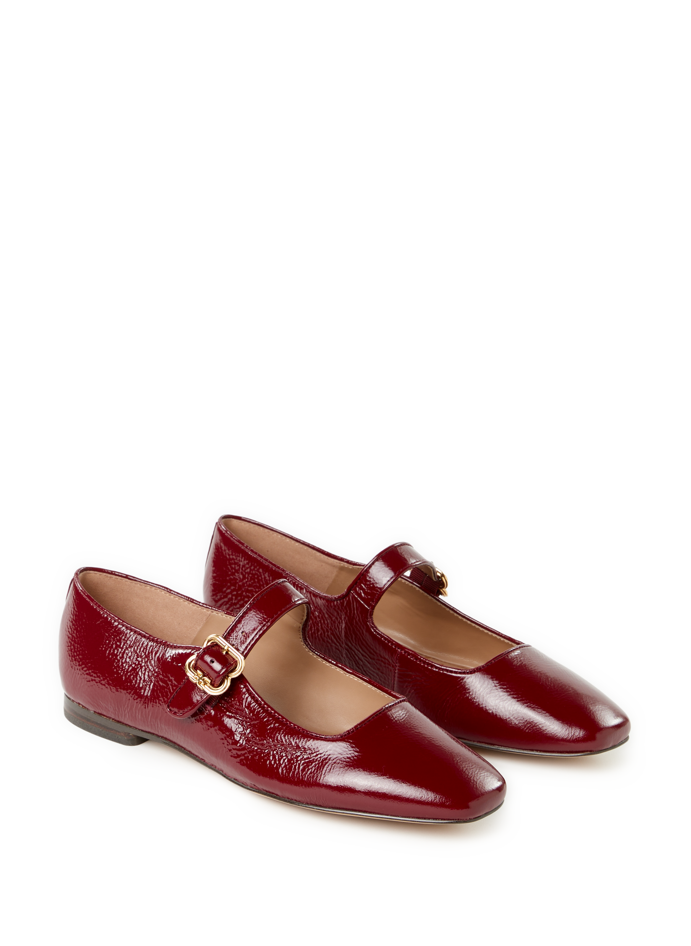 Babies vernies en cuir SAM EDELMAN Rouge