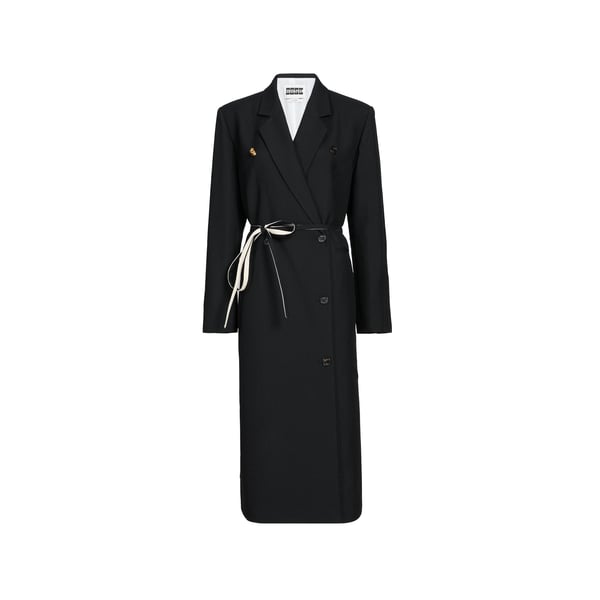 Eenk Manteau En Laine In Black