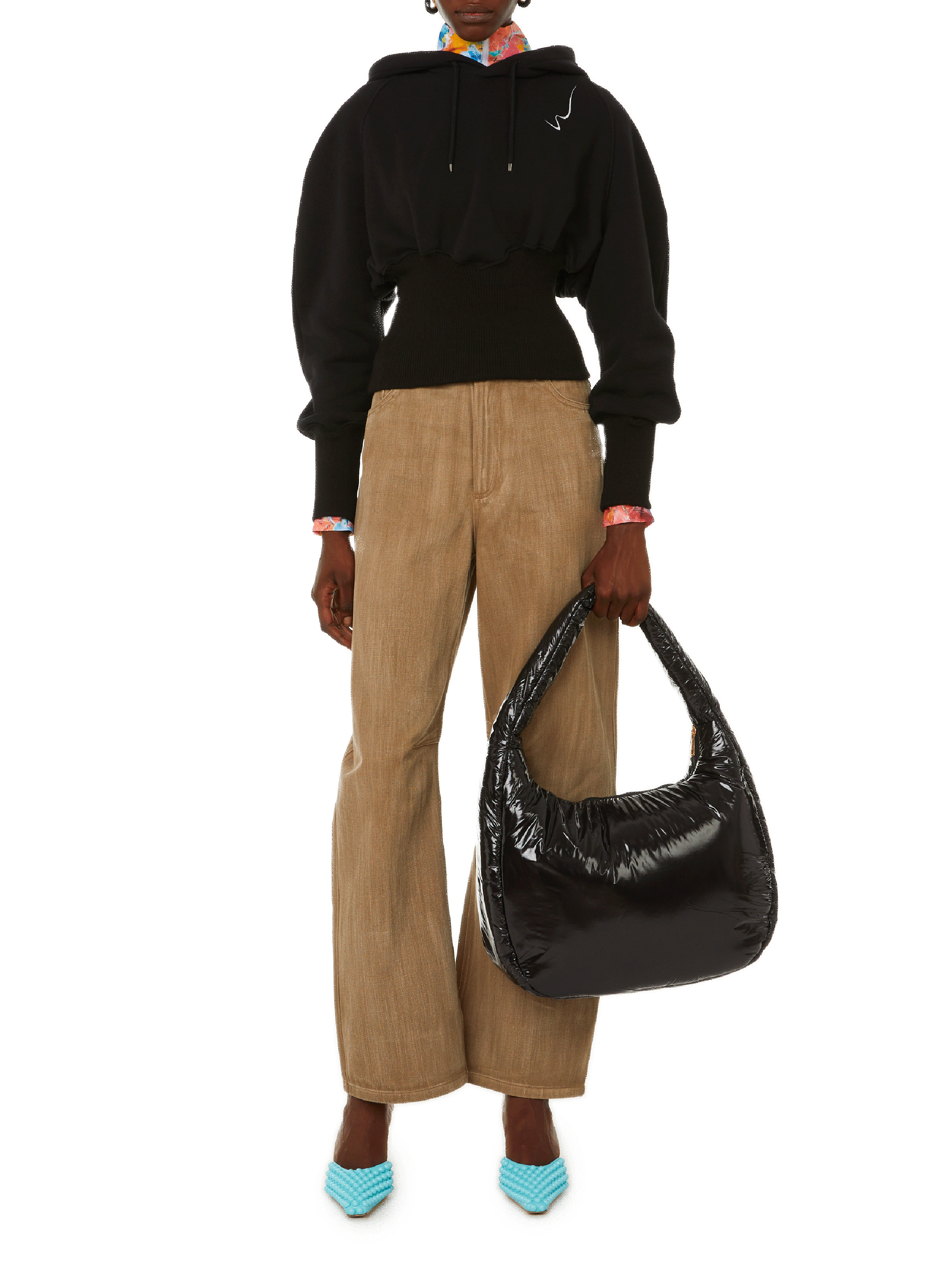 Nylon handbag  SAISON 1865 Black