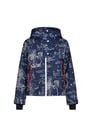 Short printed quilted jacket | Multicolour by ROSSIGNOL ROSSIGNOL Short printed quilted jacket | Multicolour