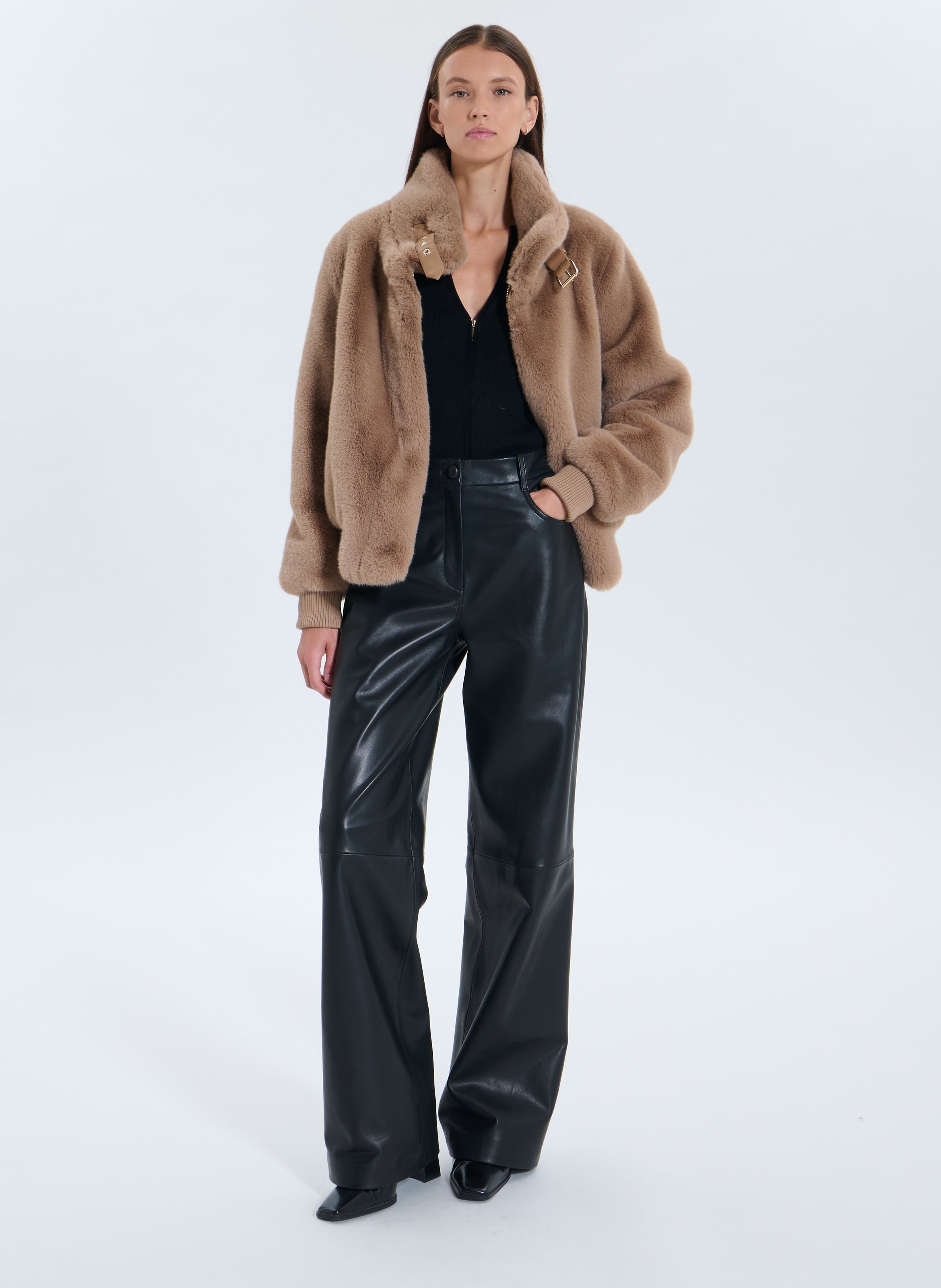 Veste  valou ZAPA Marron