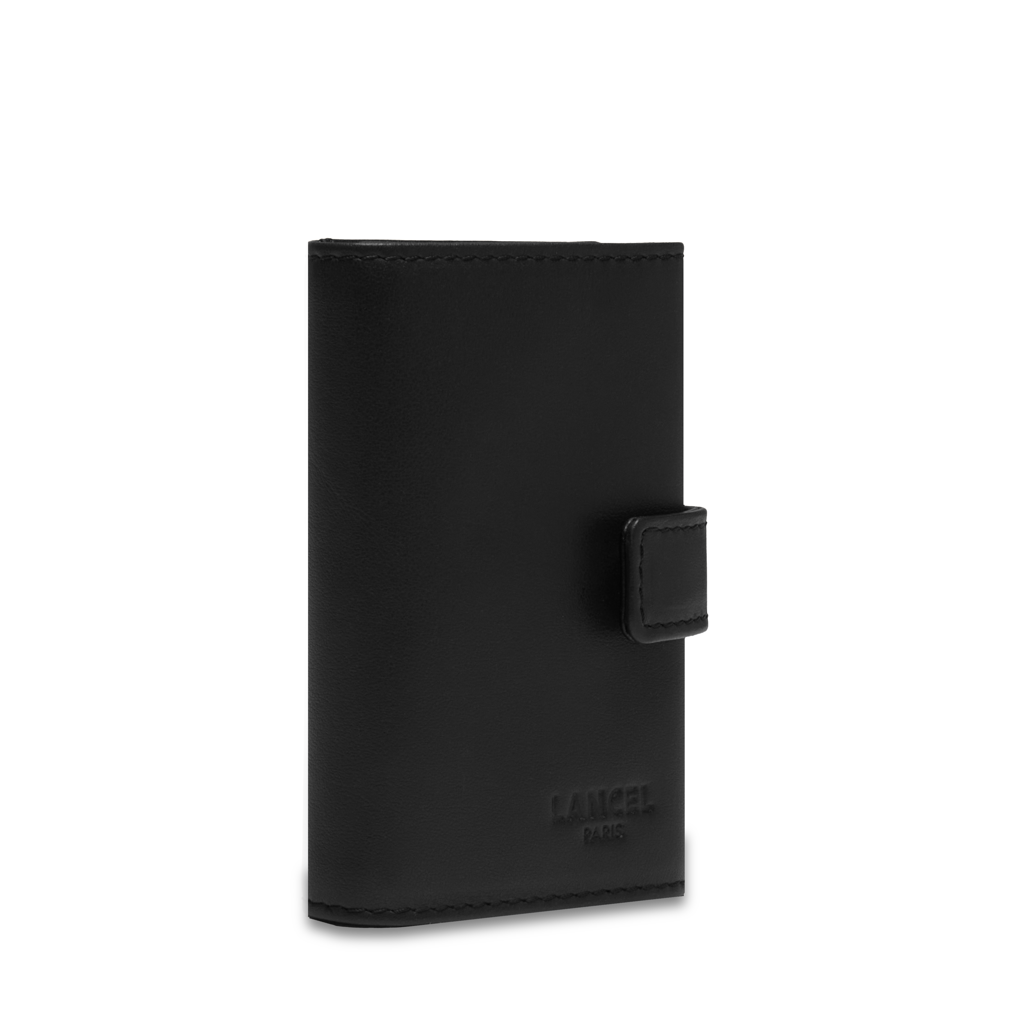 Porte-cartes léon de lancel en cuir LANCEL Noir