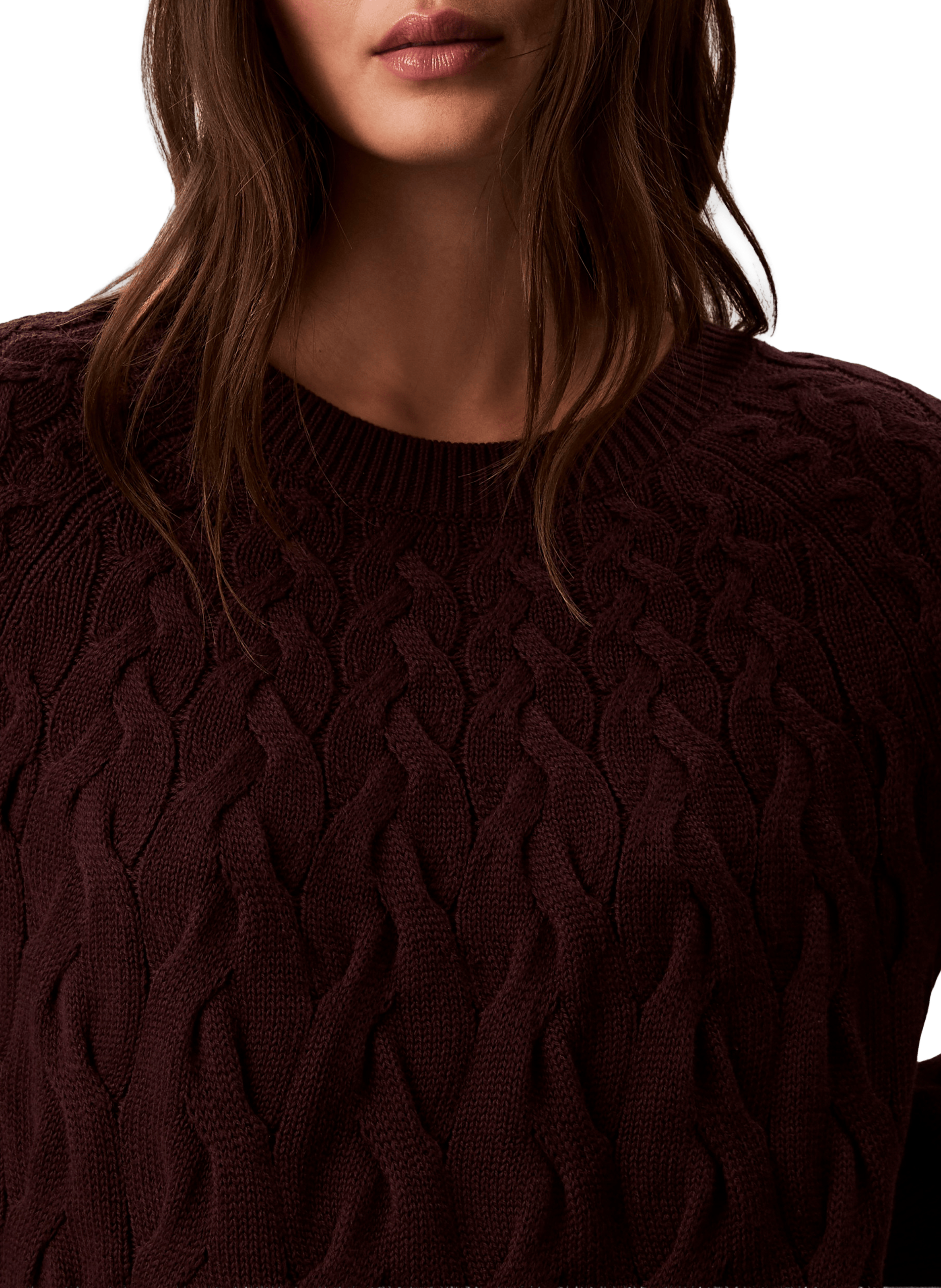 Cotton-blend jumper CALVIN KLEIN Brown