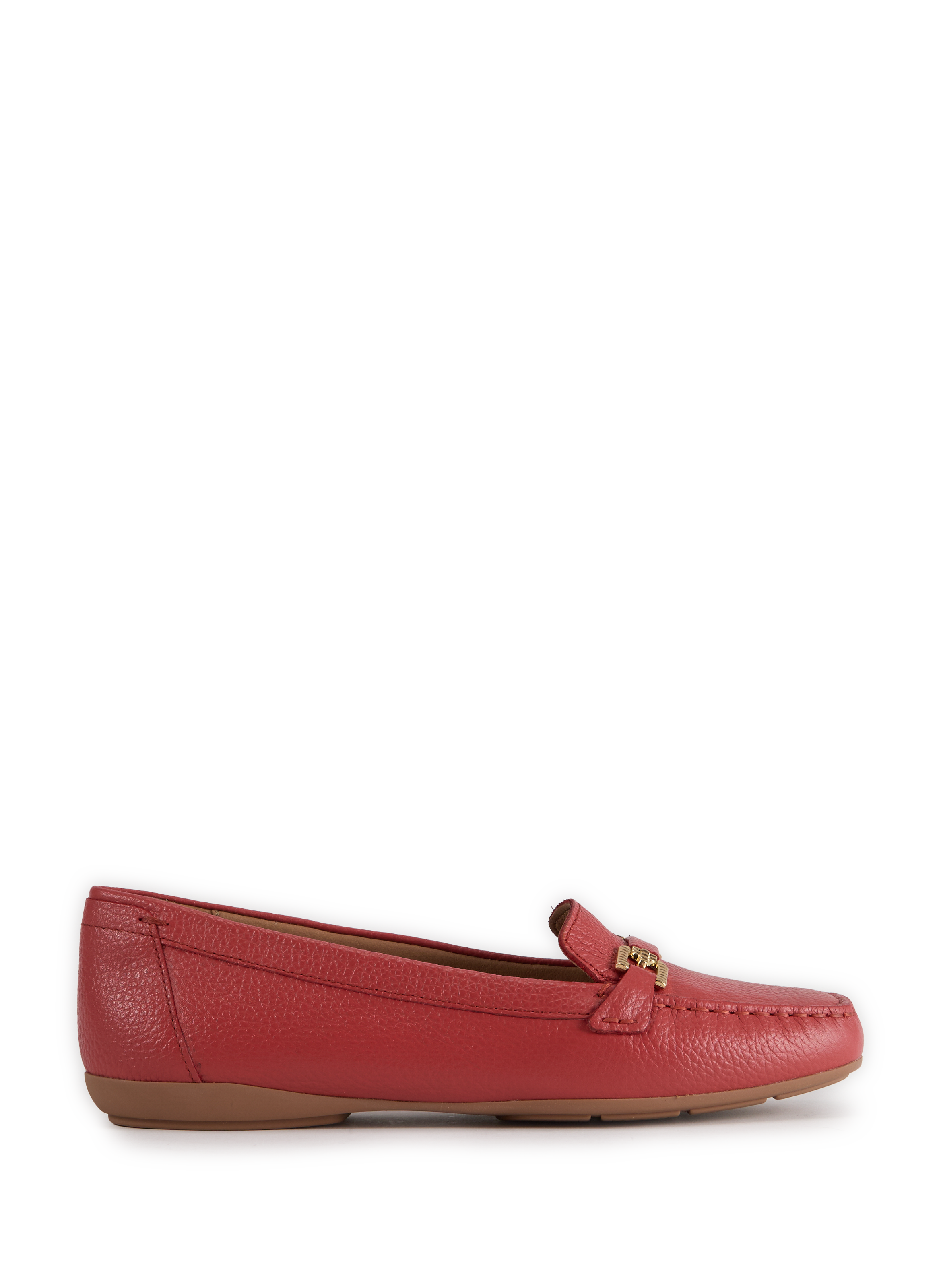 Annytah leather moccasins GEOX Red