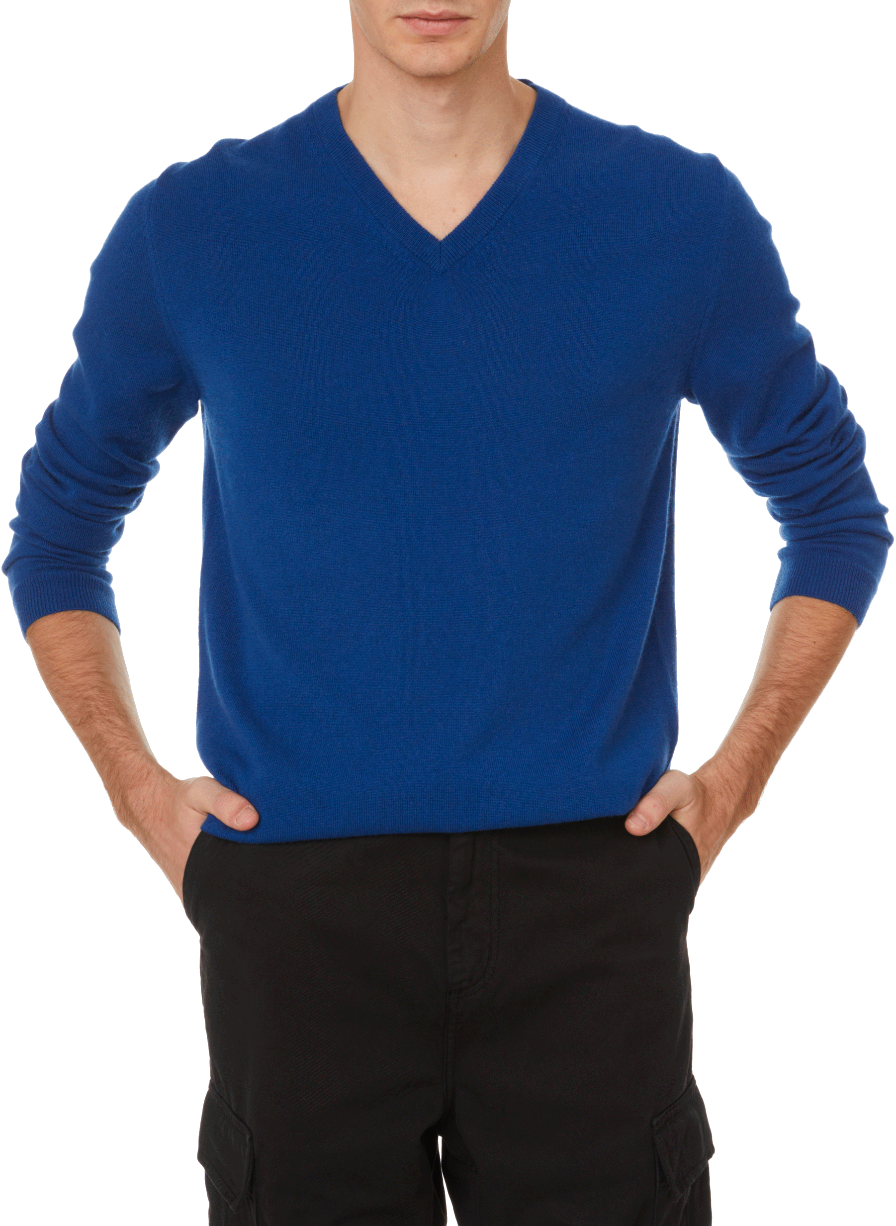 Cashmere jumper AU PRINTEMPS PARIS Blue