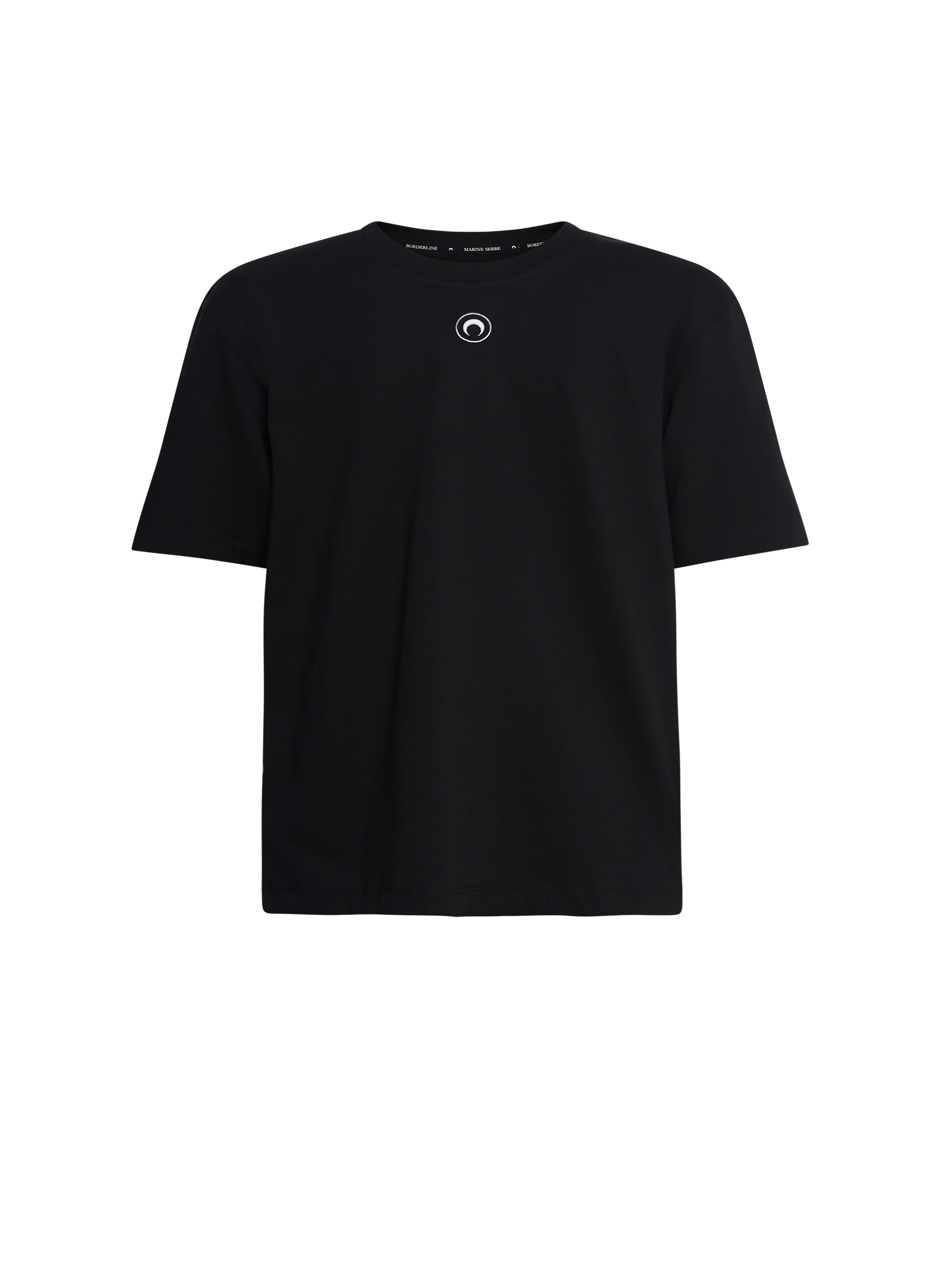 Moon logo jersey loose fit ss t-shirt MARINE SERRE Black