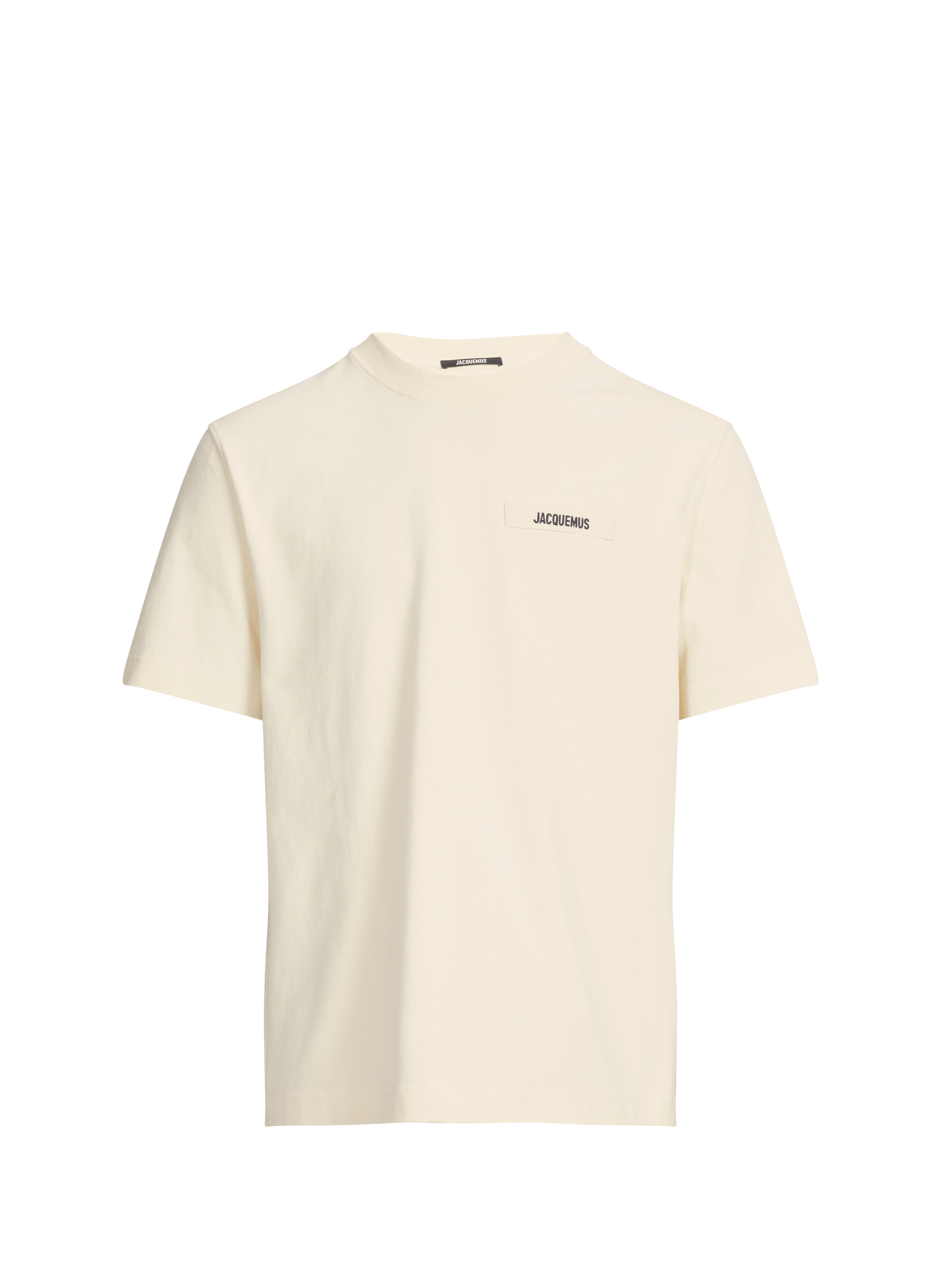 T-shirt droit Gros Grain en coton  JACQUEMUS Beige