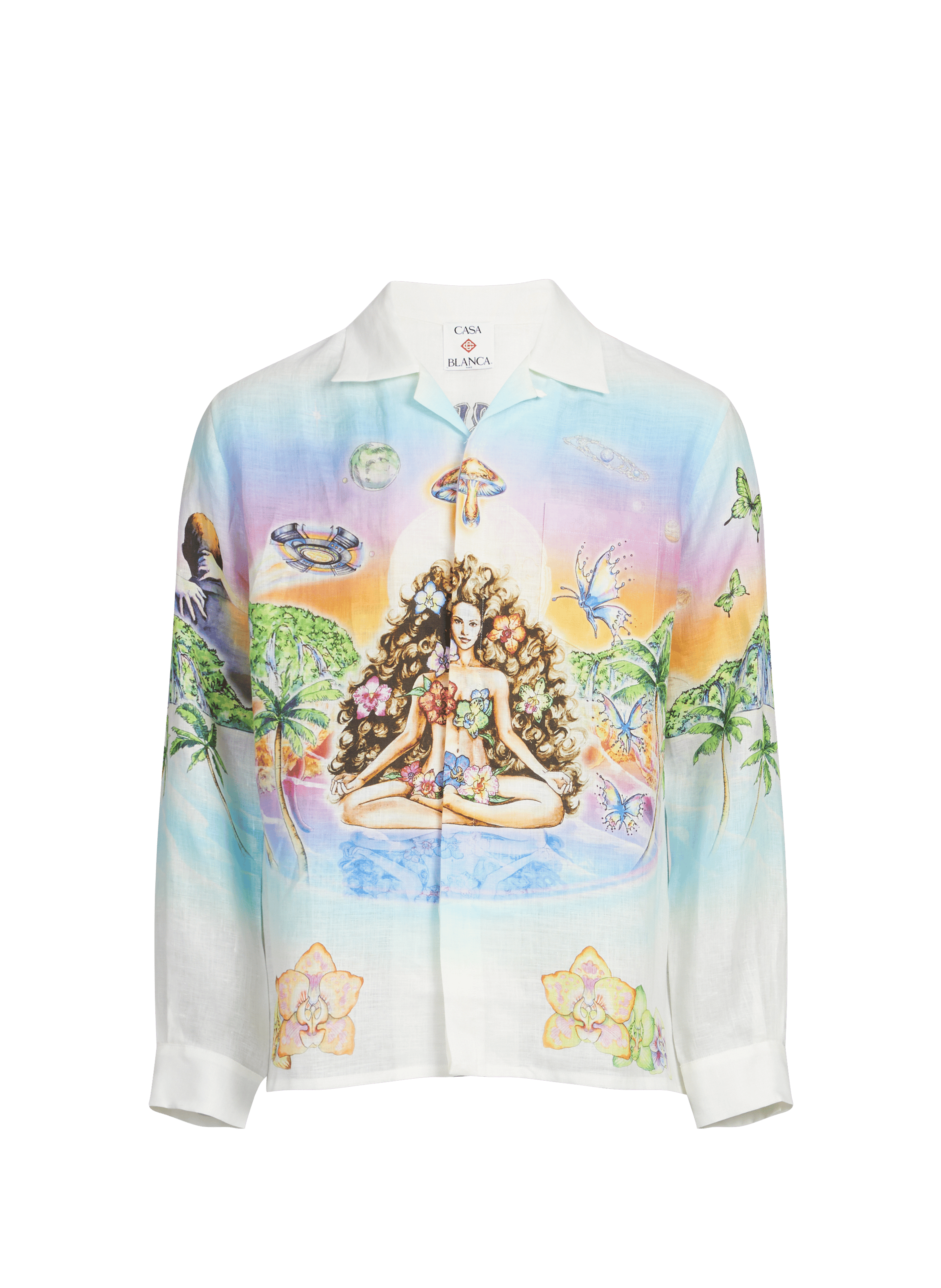 Chemise Innocence imprimée en lin CASABLANCA PARIS Multicolore