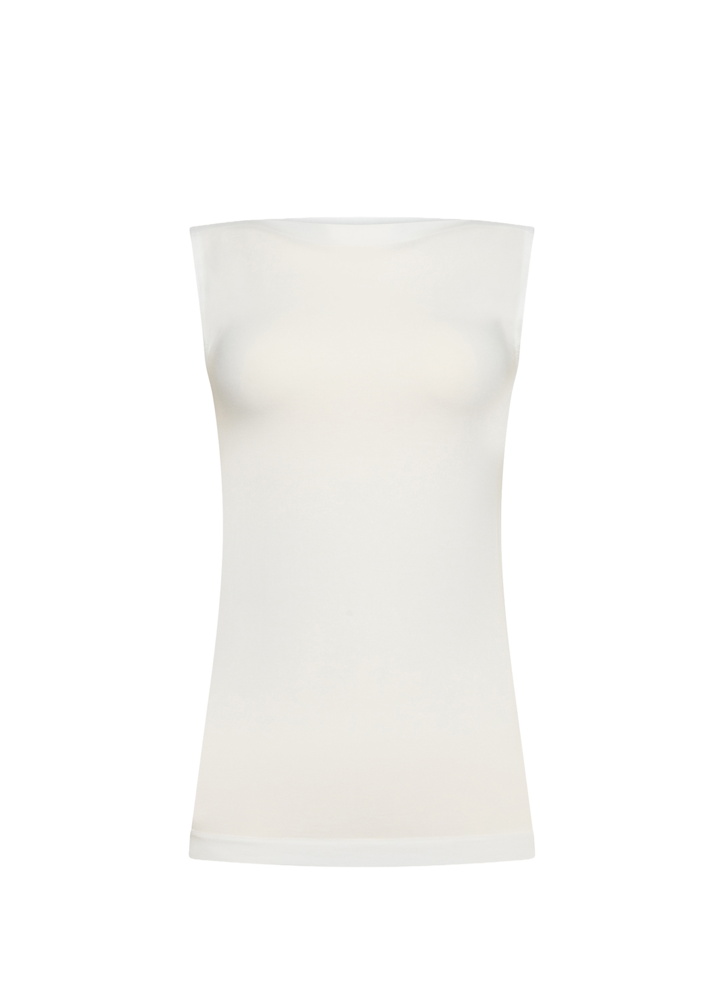 Sleeveless bandeau top WOLFORD White
