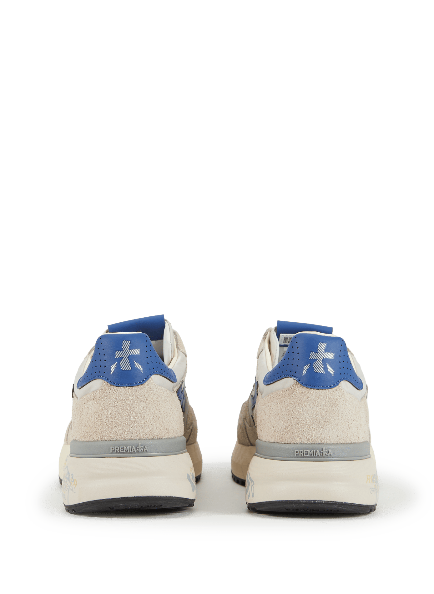 Baskets basses bi-matière Mick PREMIATA Blanc