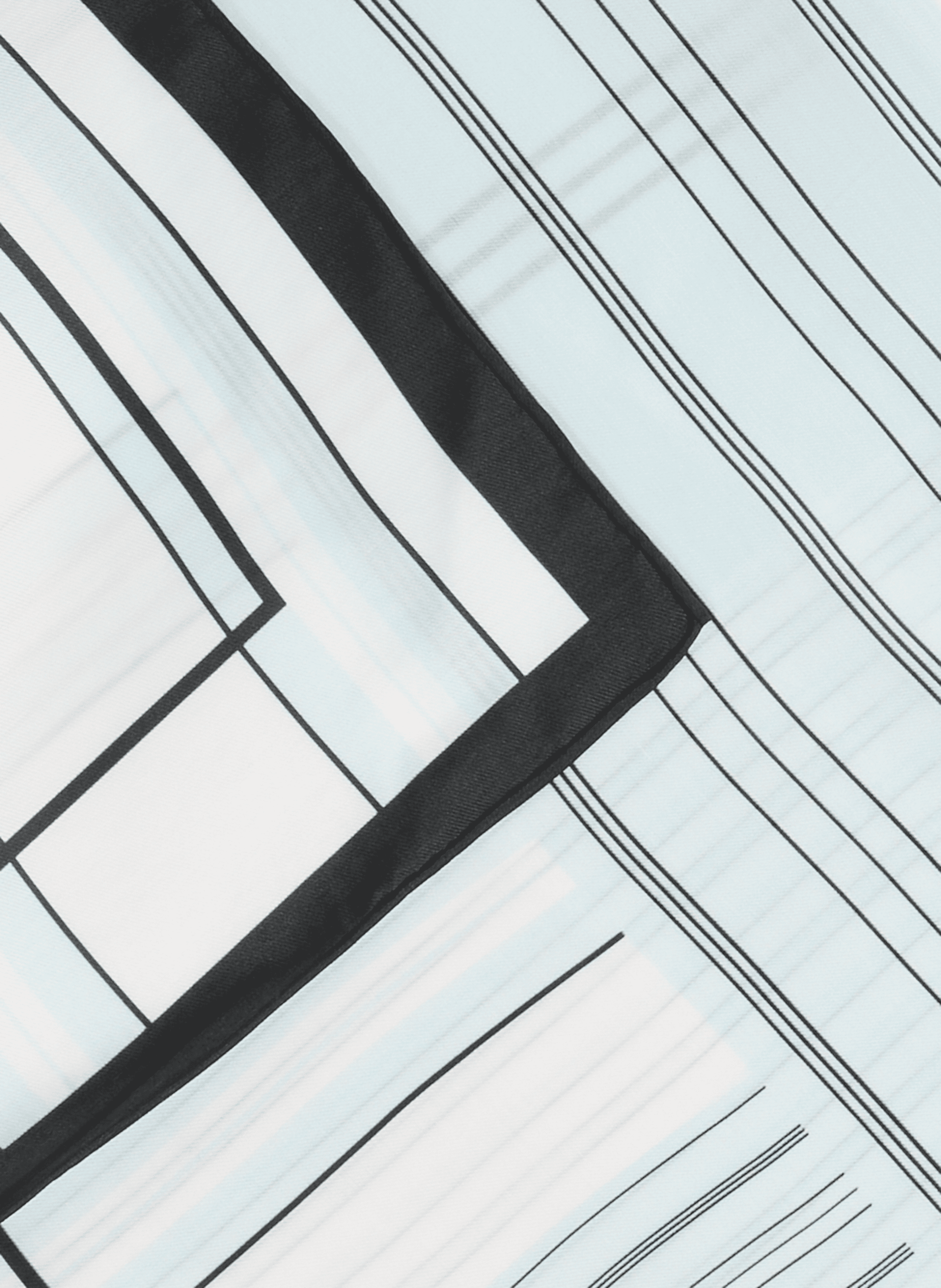 Pañuelo cuadrado a rayas Sahailan SAMSOE SAMSOE Blanco