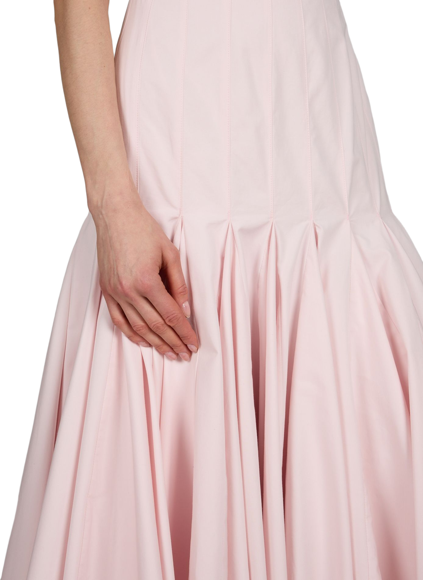 La Robe Agave evasée en coton mélangé JACQUEMUS Rose