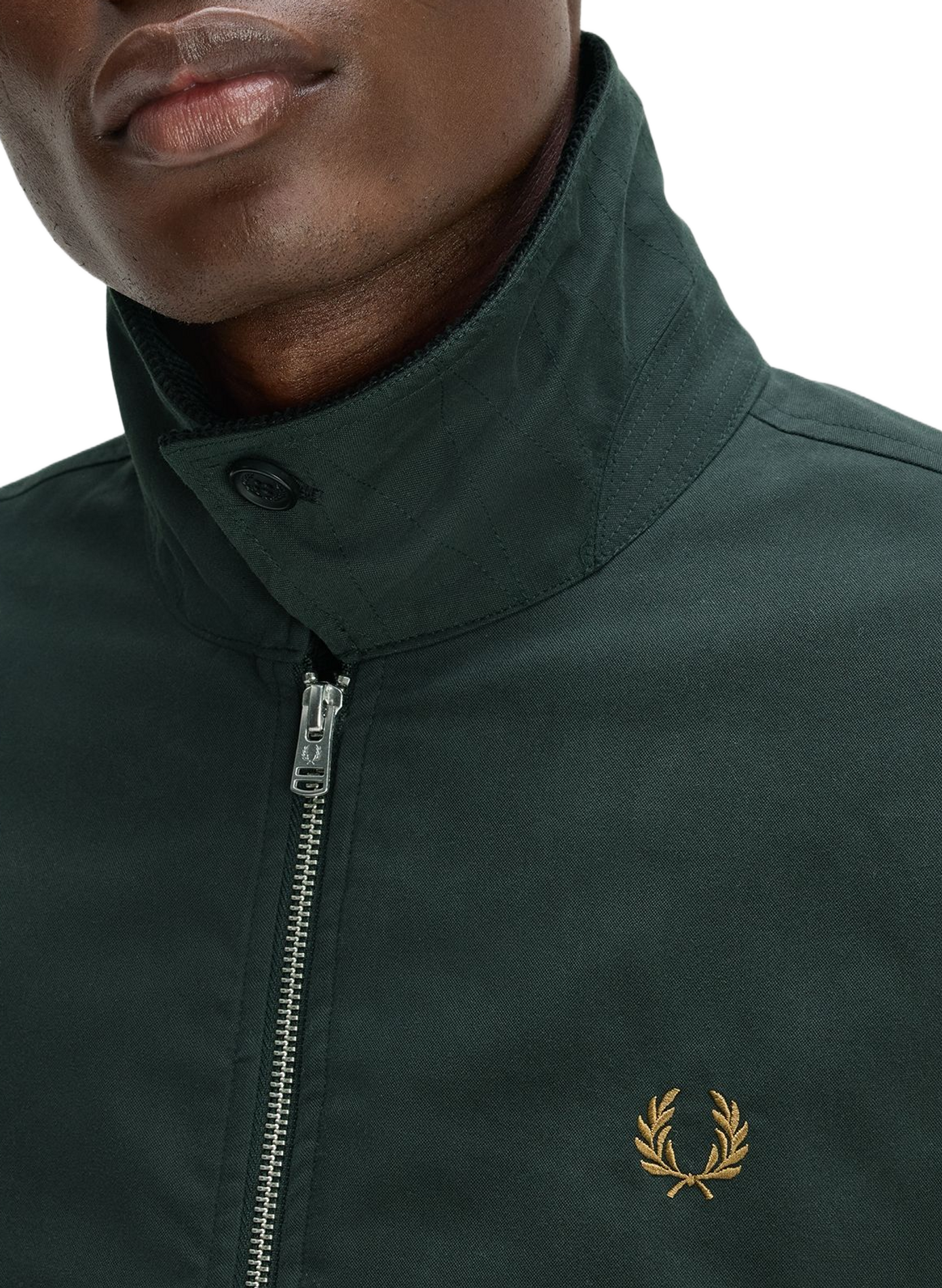 Blouson en coton mélangé | Vert FRED PERRY Homme