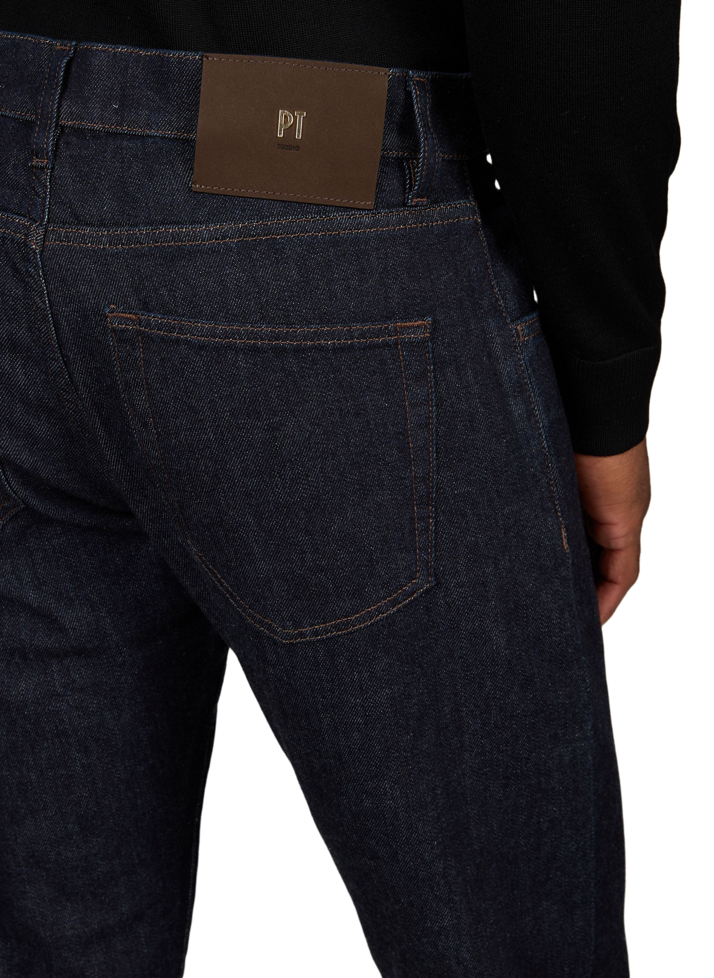 Gerade Jeans PT01 Blau