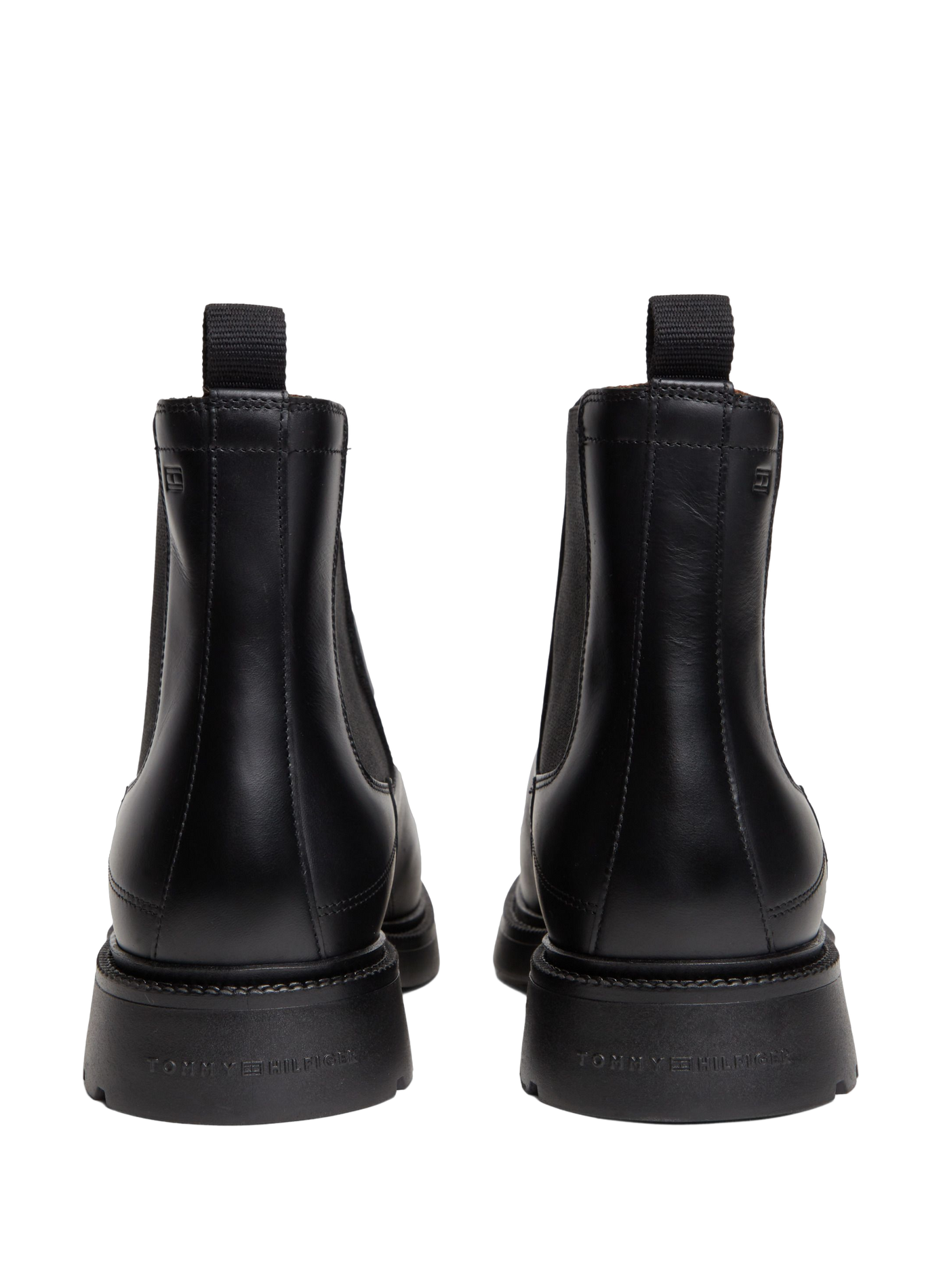 Chunky leather Chelsea boots TOMMY HILFIGER Black