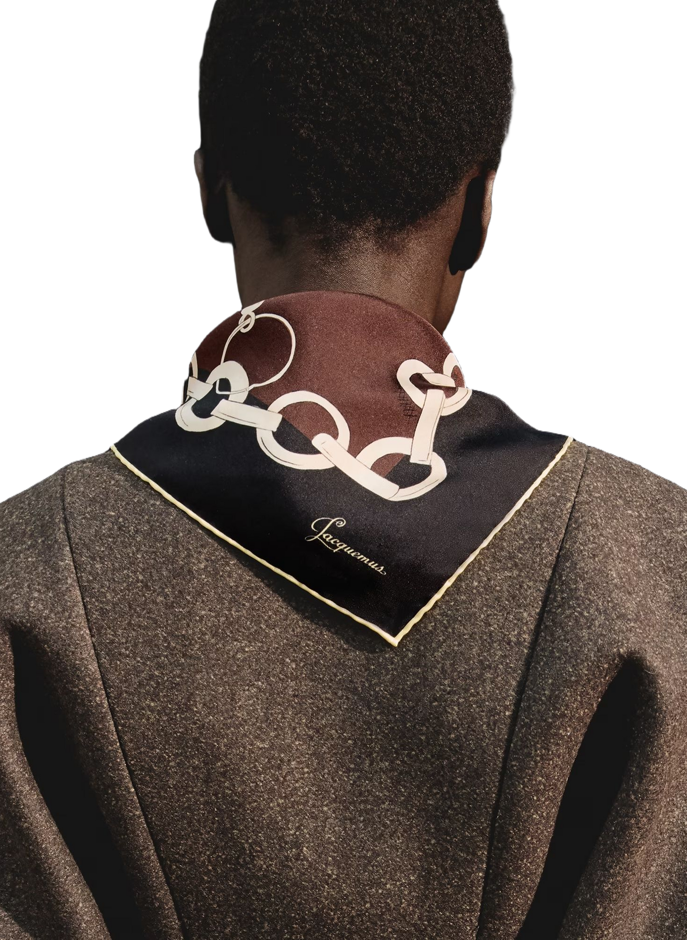 Le foulard Pampille en soie JACQUEMUS Multicolour