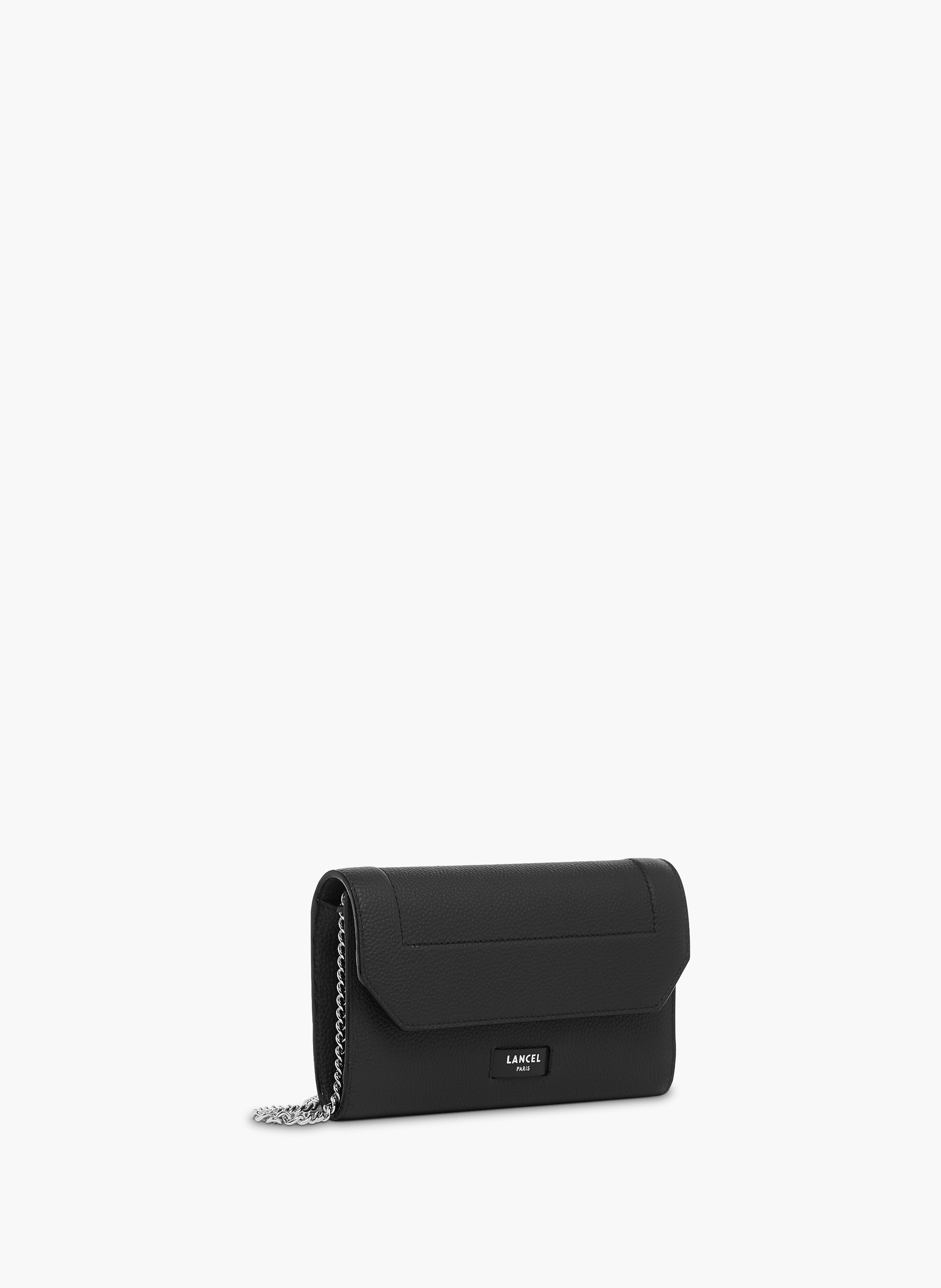 Portefeuille chaîne ninon de lancel en cuir LANCEL Noir