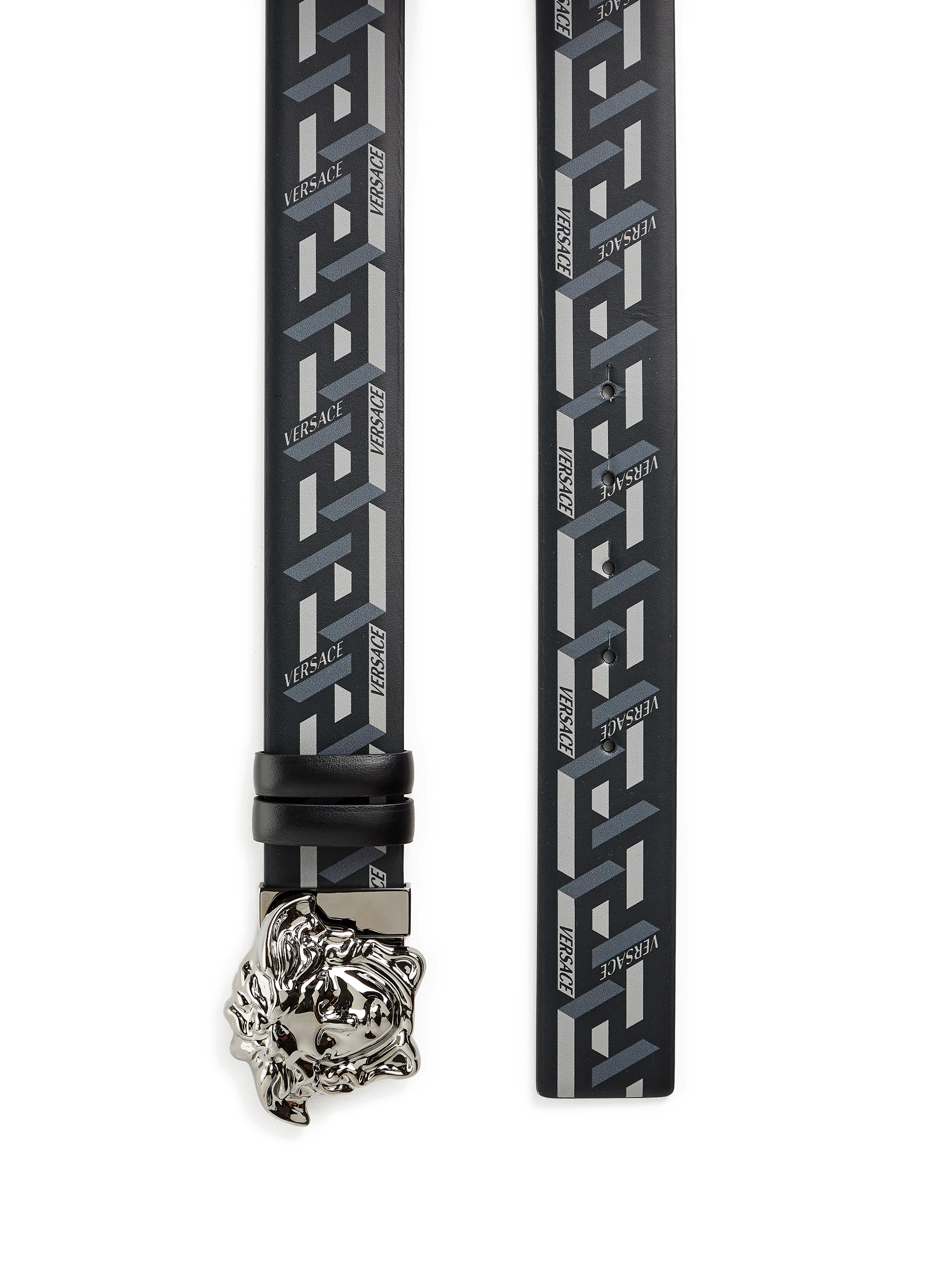 Ceinture Medusa en cuir