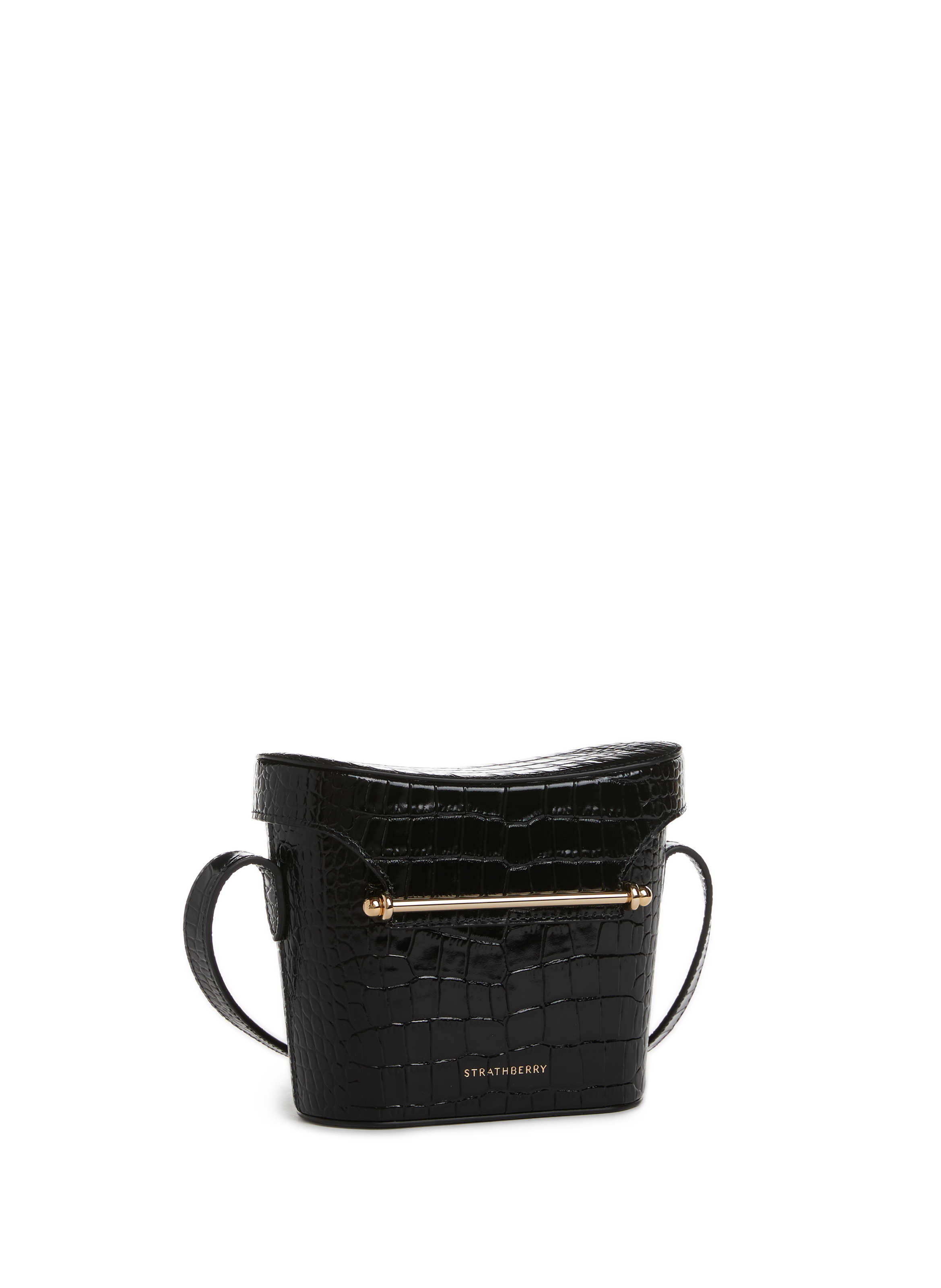 Sac bandoulière Safari en cuir embossé