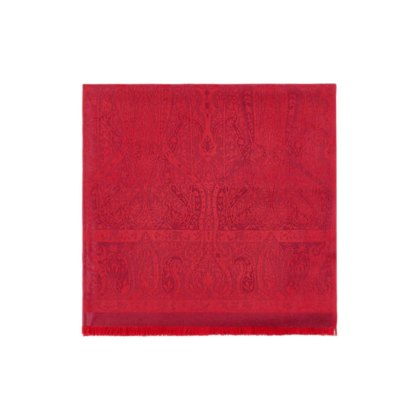 Foulard Palma Bougainvillier en laine et soie Foulard Palma Bougainvillier en laine et soie