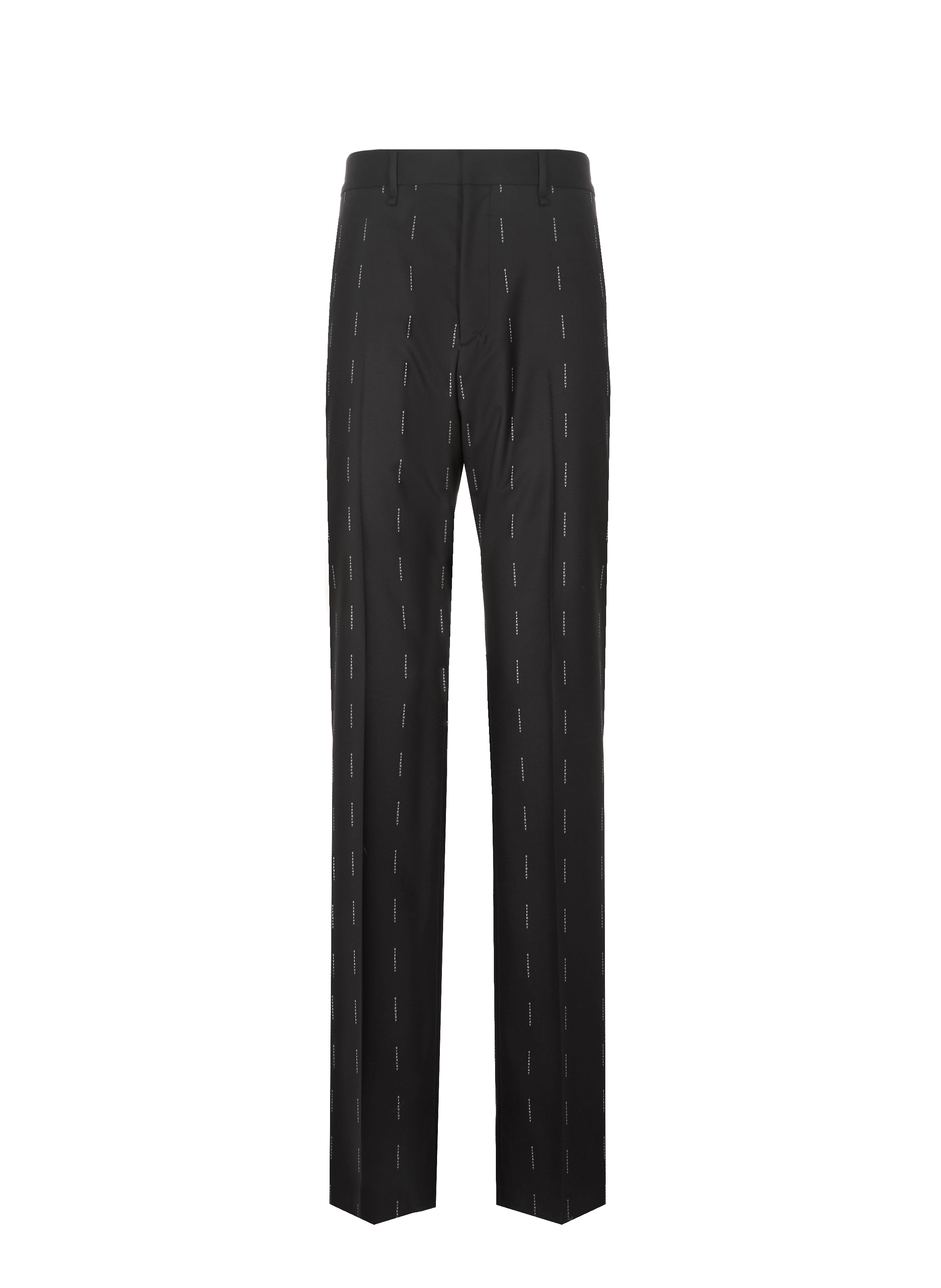 Pantalon monogrammé en laine