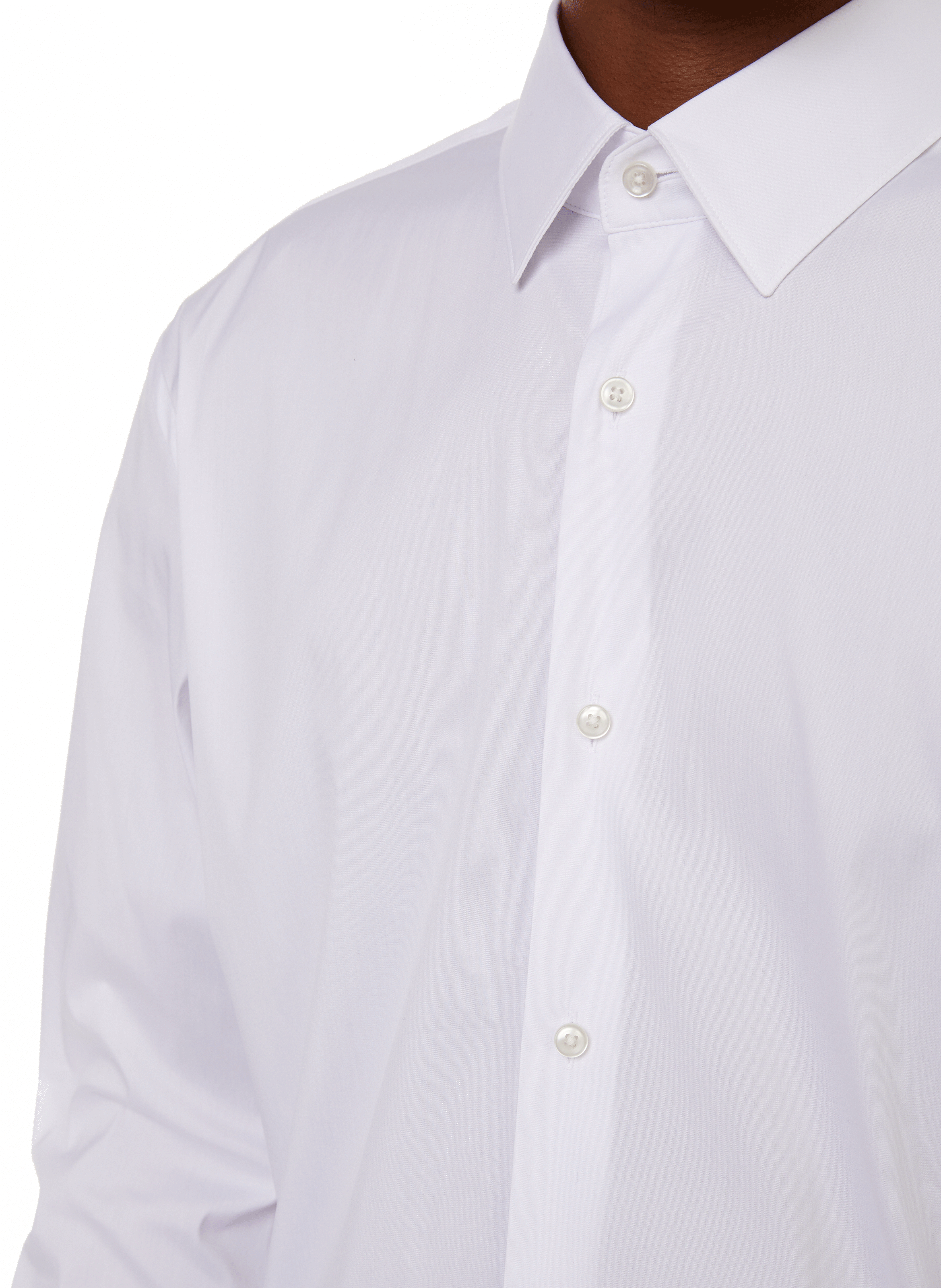 Cotton shirt BOSS White