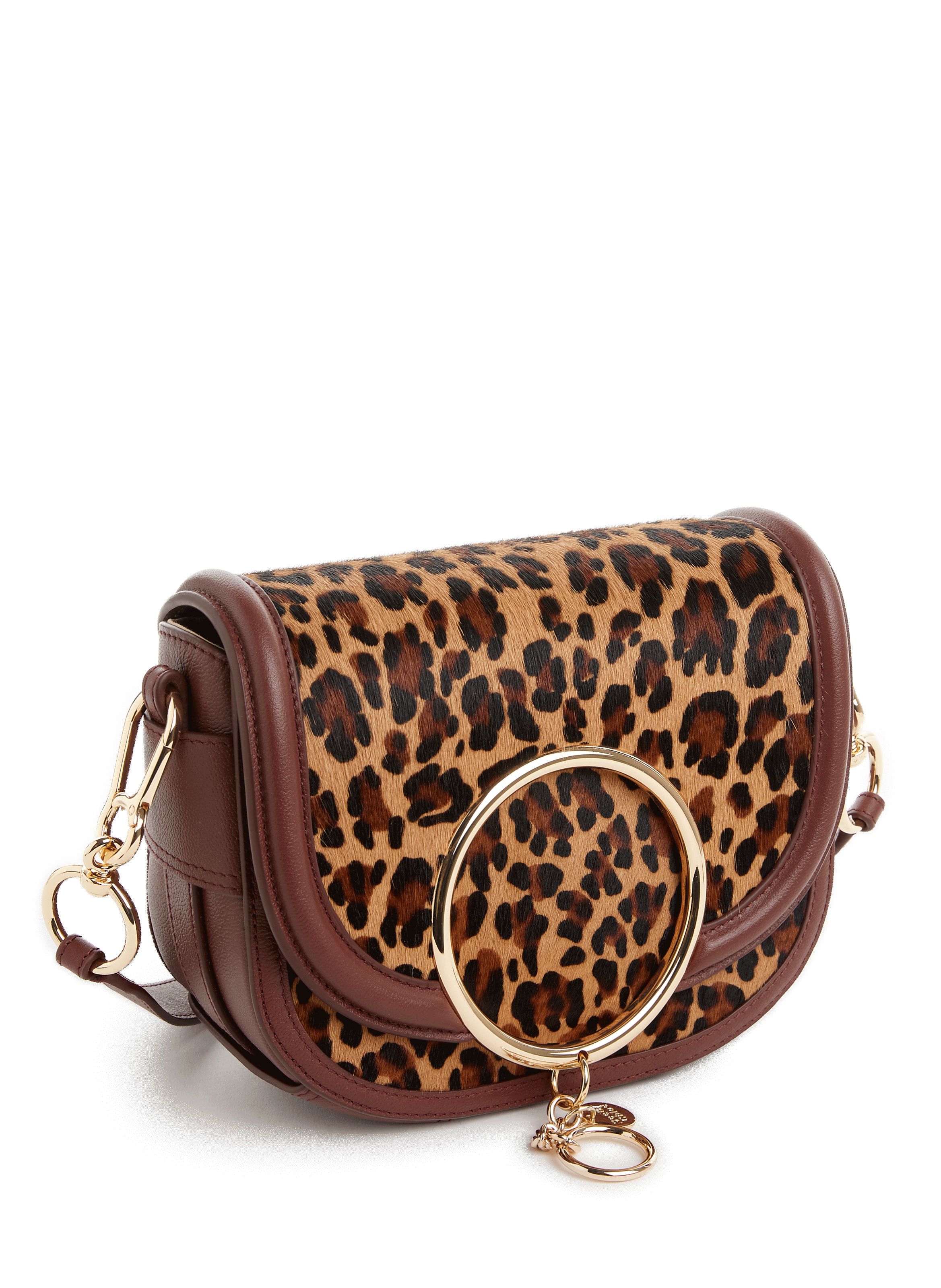 Sac à bandoulière léopard en cuir