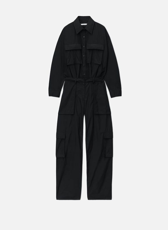 Black Nylon jumpsuit