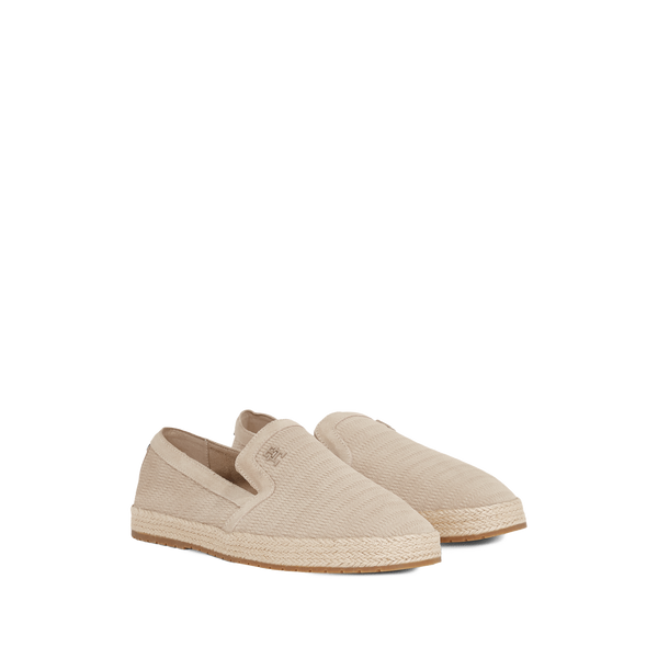 Tommy Hilfiger Leather Espadrilles In White