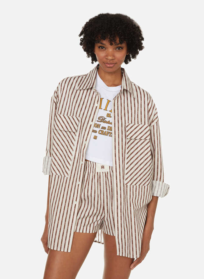 Striped cotton shirt  AMIRI