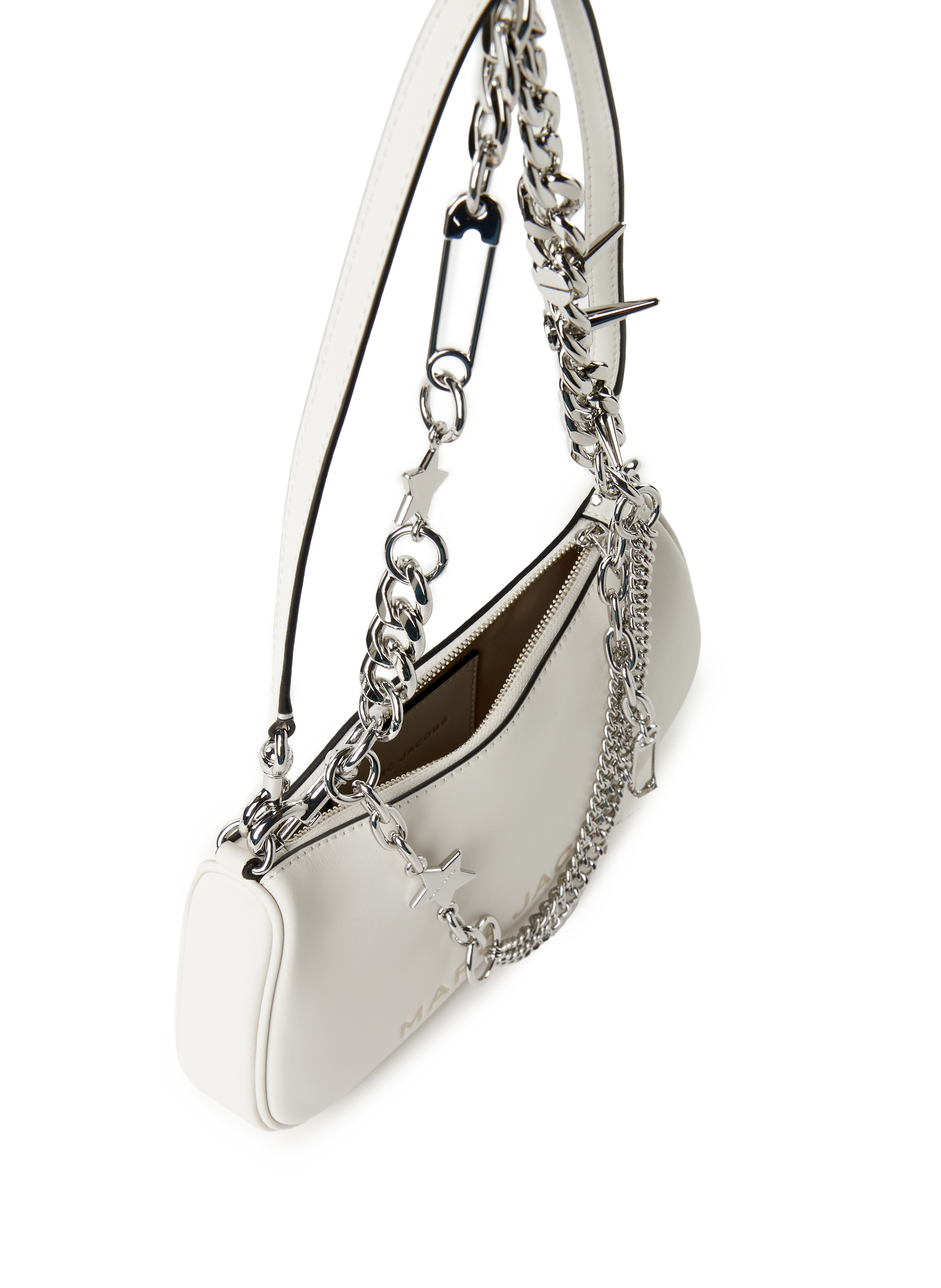 Sac porté épaule The Star Charm Shoulder Bag MARC JACOBS Blanc