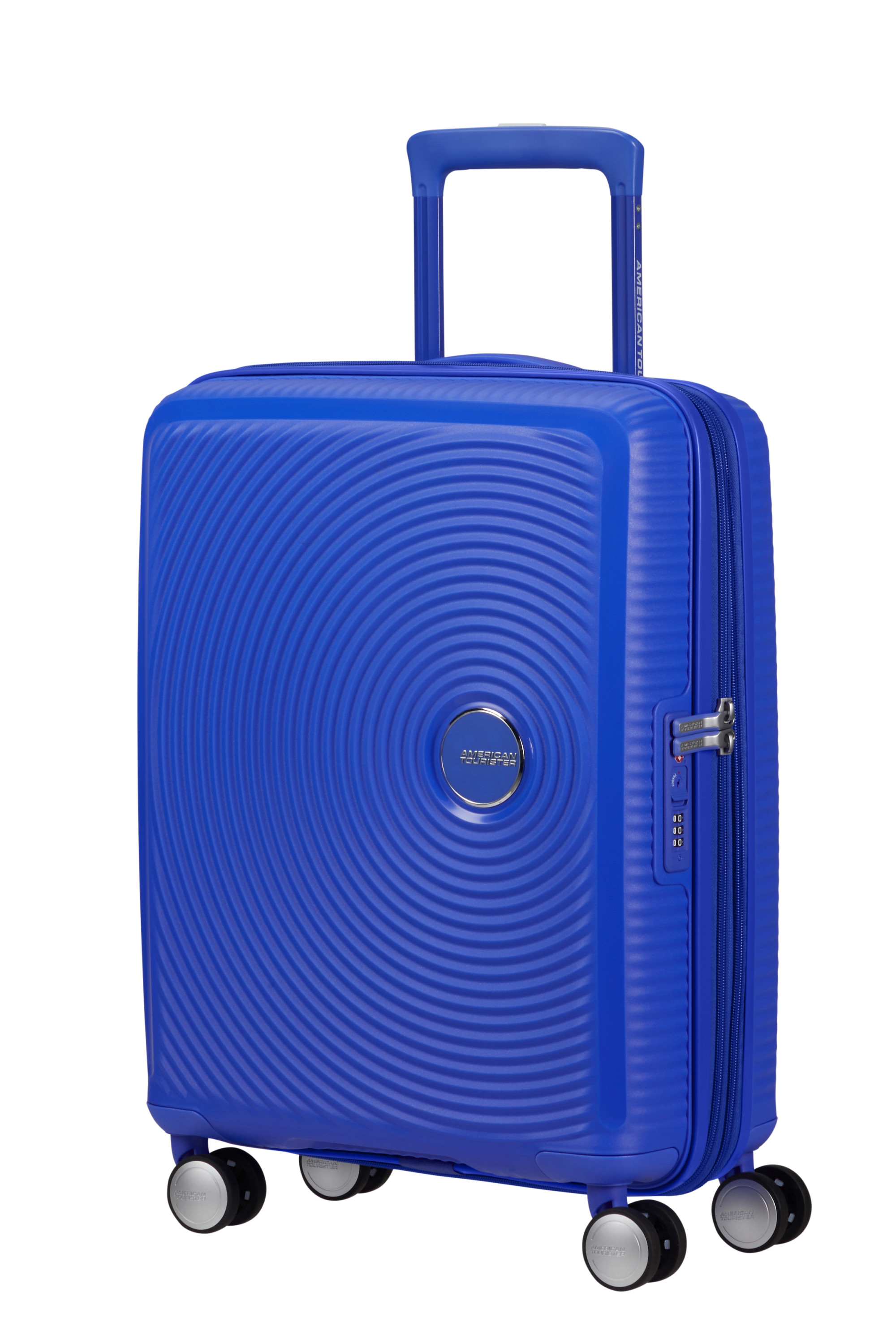 Soundbox valise 4 roues taille s AMERICAN TOURISTER Bleu