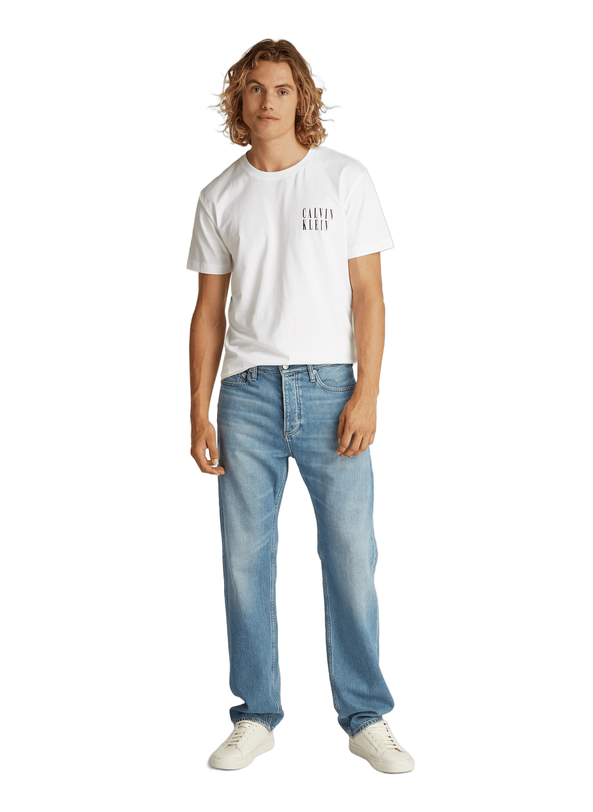 Jean droit CALVIN KLEIN Bleu