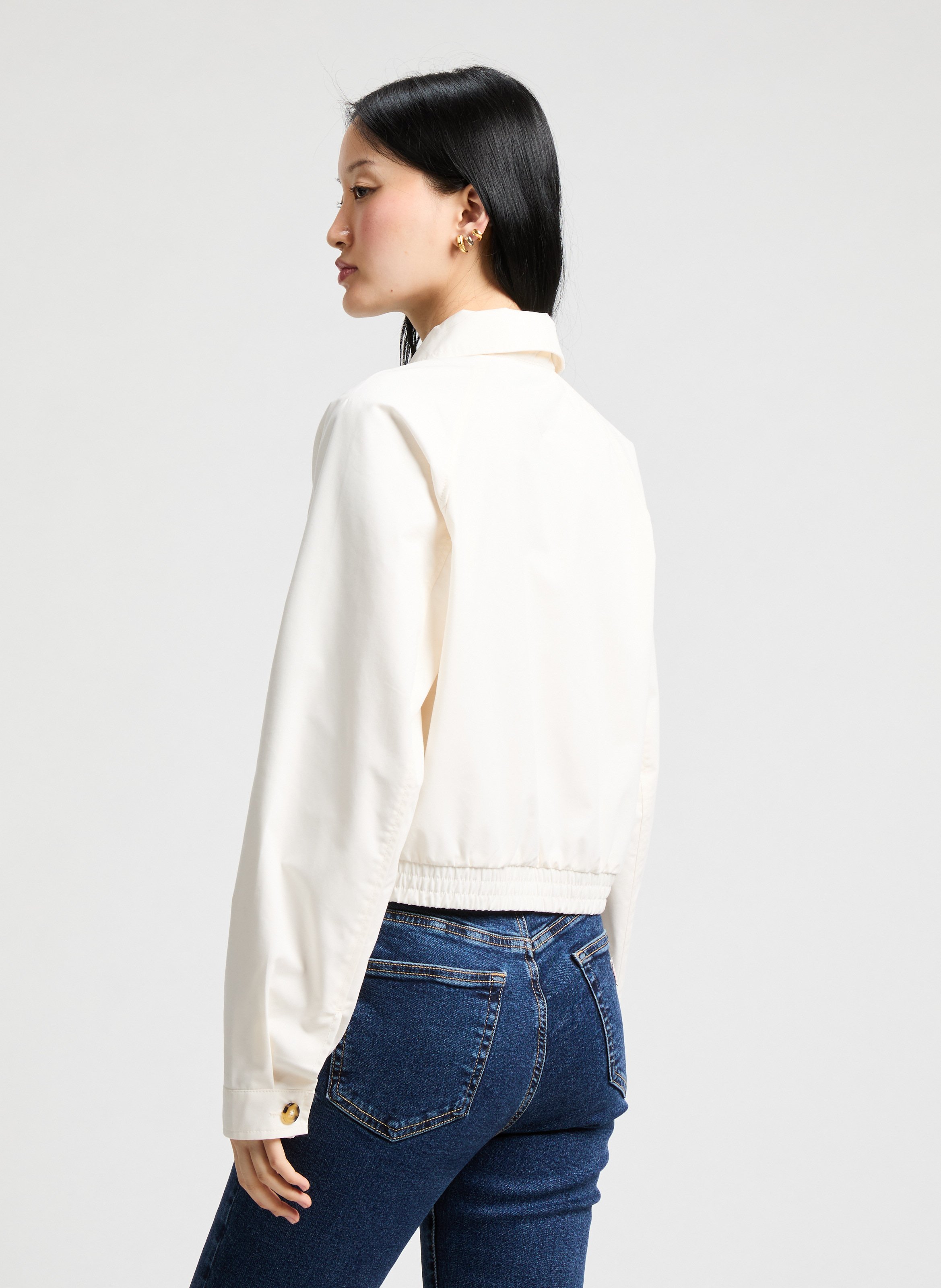 Veste courte col claudine TOMMY HILFIGER Beige