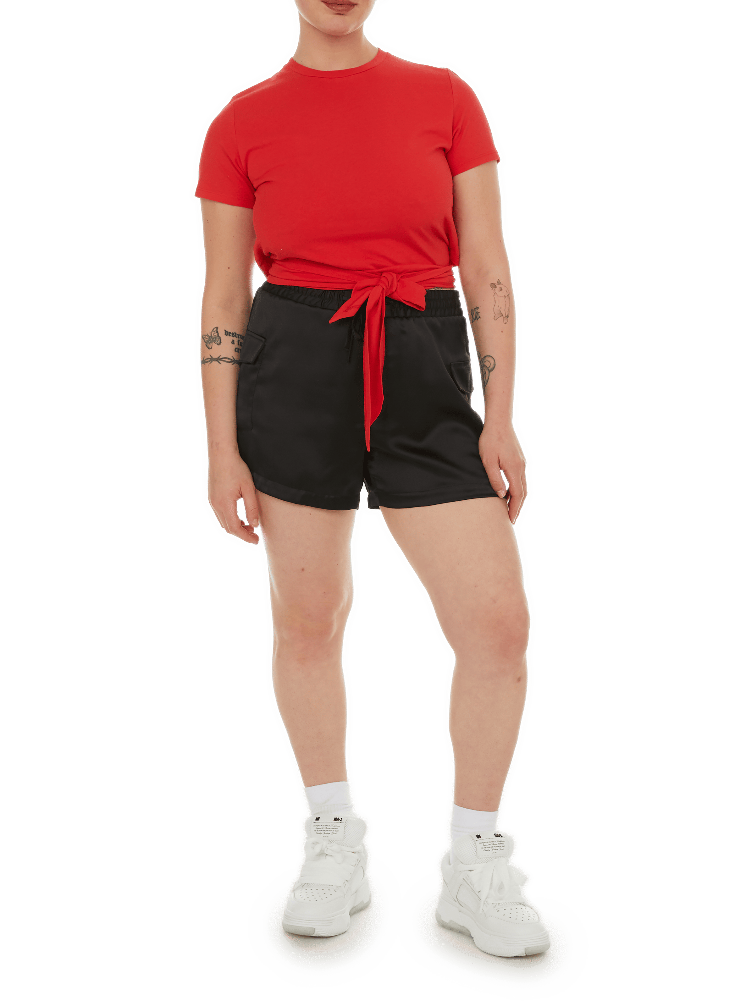 T-shirt à nouer au dos SAISON 1865 Rouge