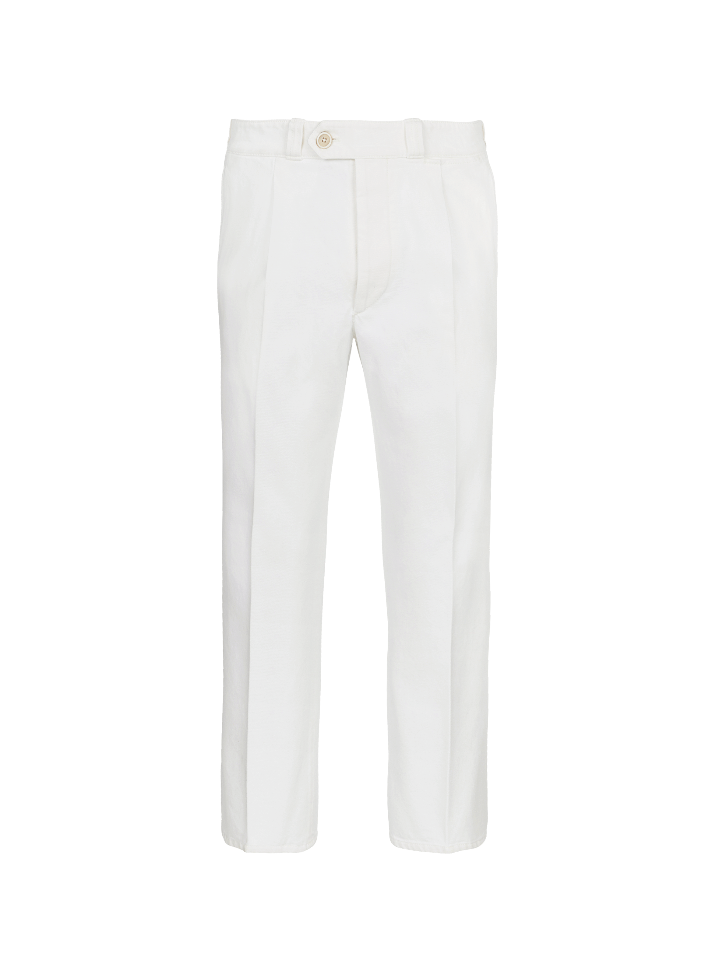 Denim Trousers  PRADA White