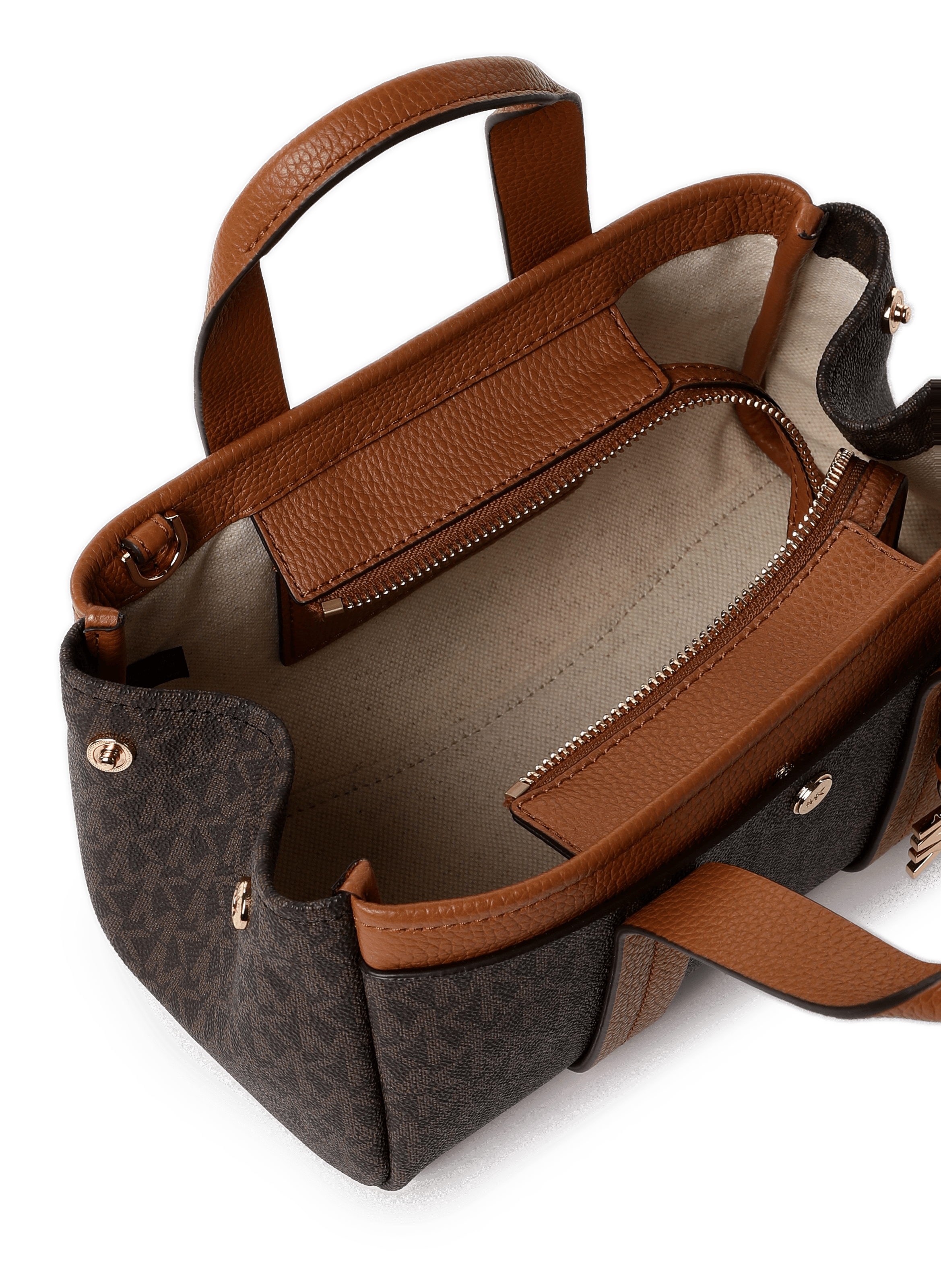 Sac à main imprimé  MICHAEL KORS Marron