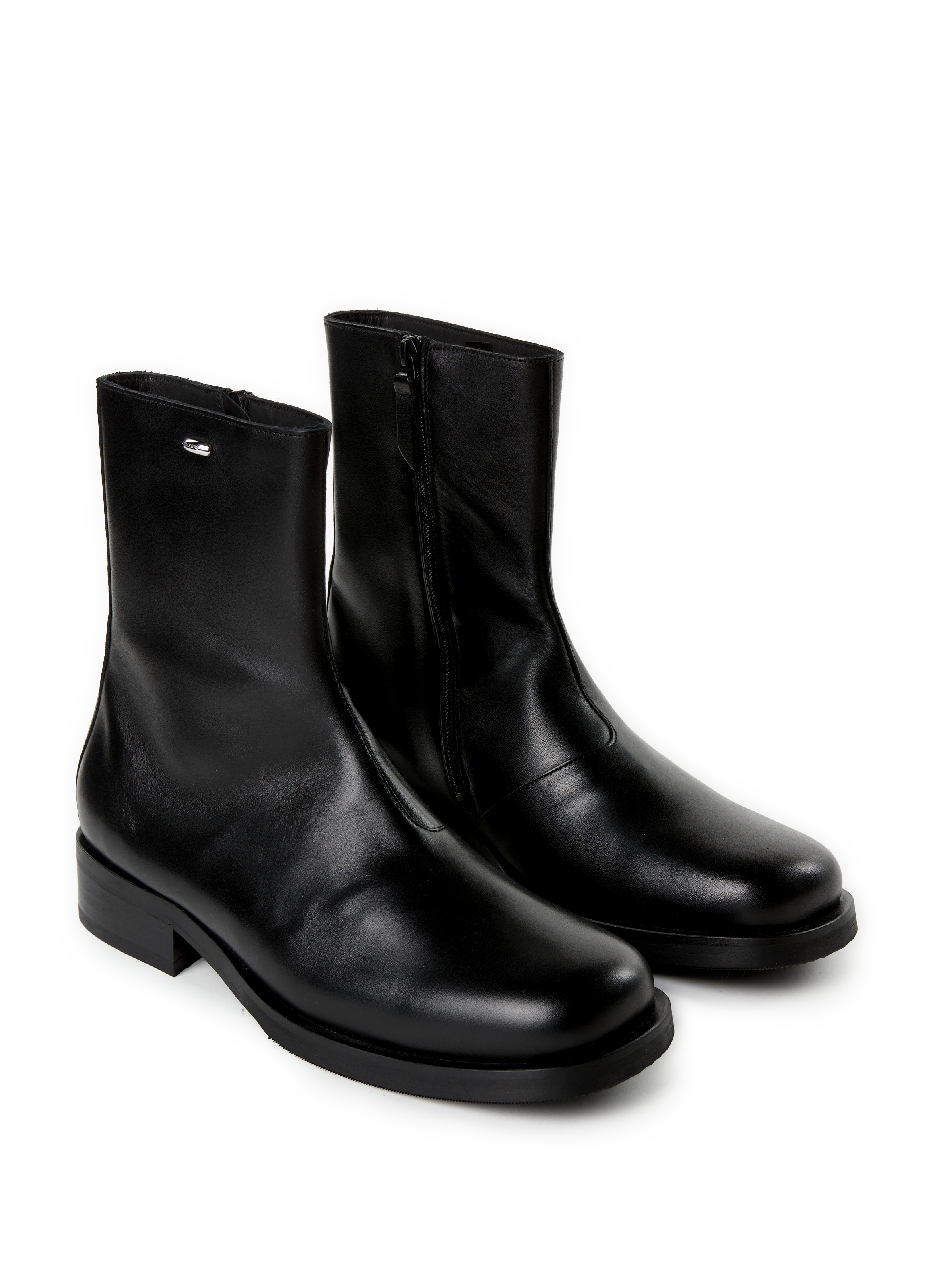 Ankle boots with silver tips OUR LEGACY Black