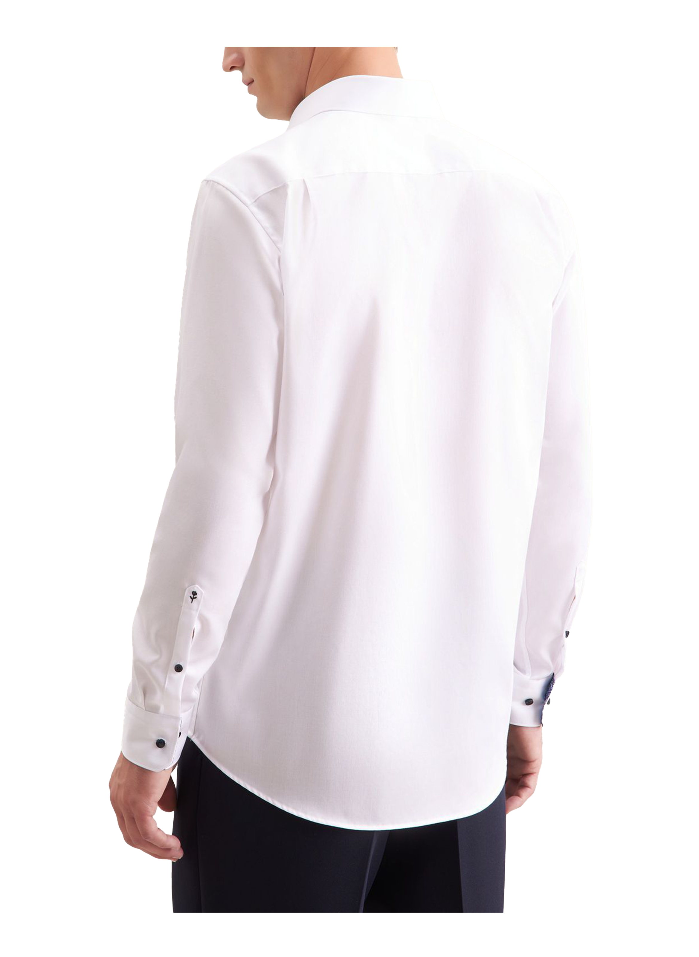 Chemise regular en coton SEIDENSTICKER Blanc
