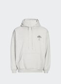 Sweat ample à capuche en coton mélangé  Heather grey