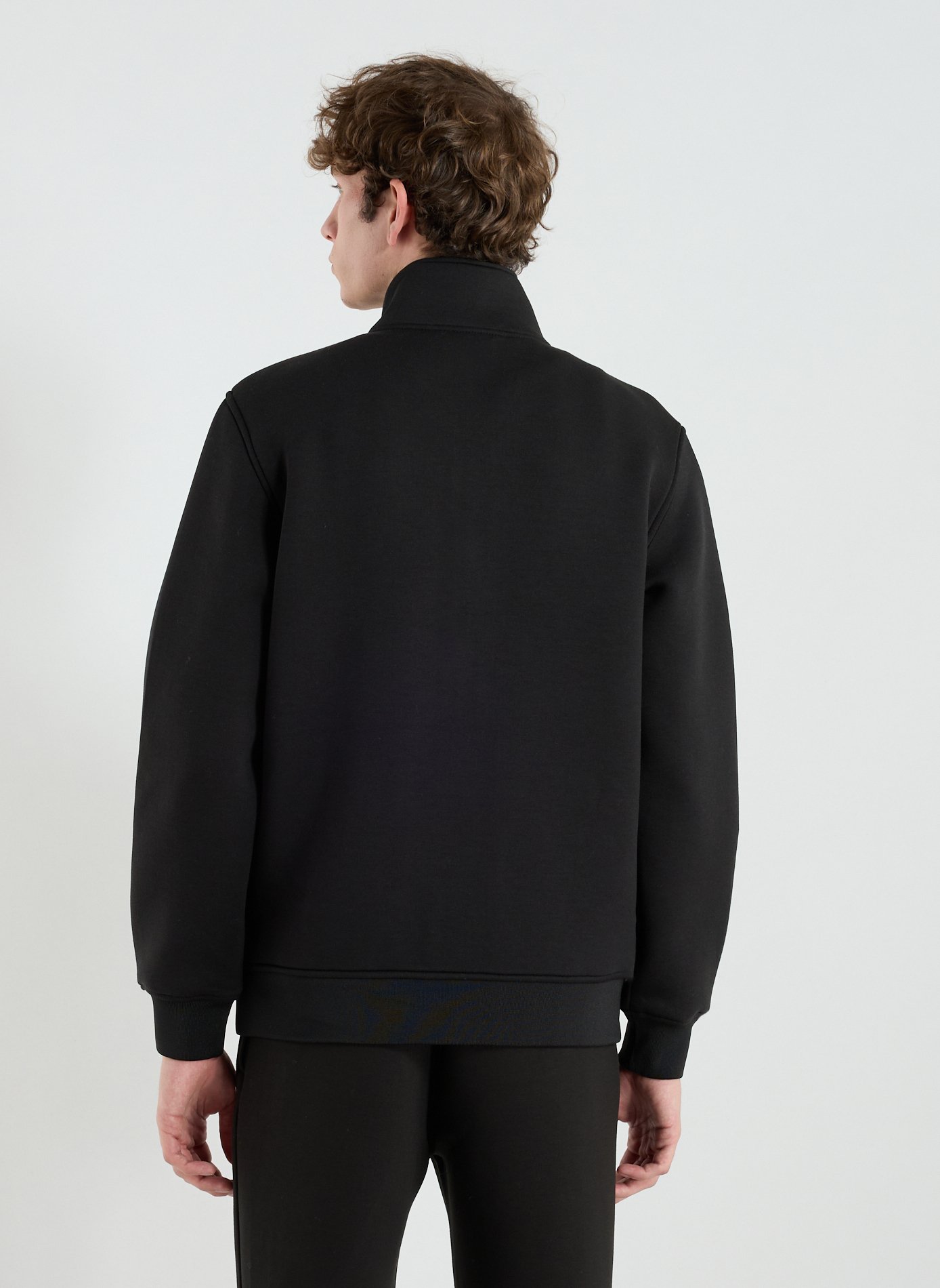 High neck sweatshirt K-WAY Black