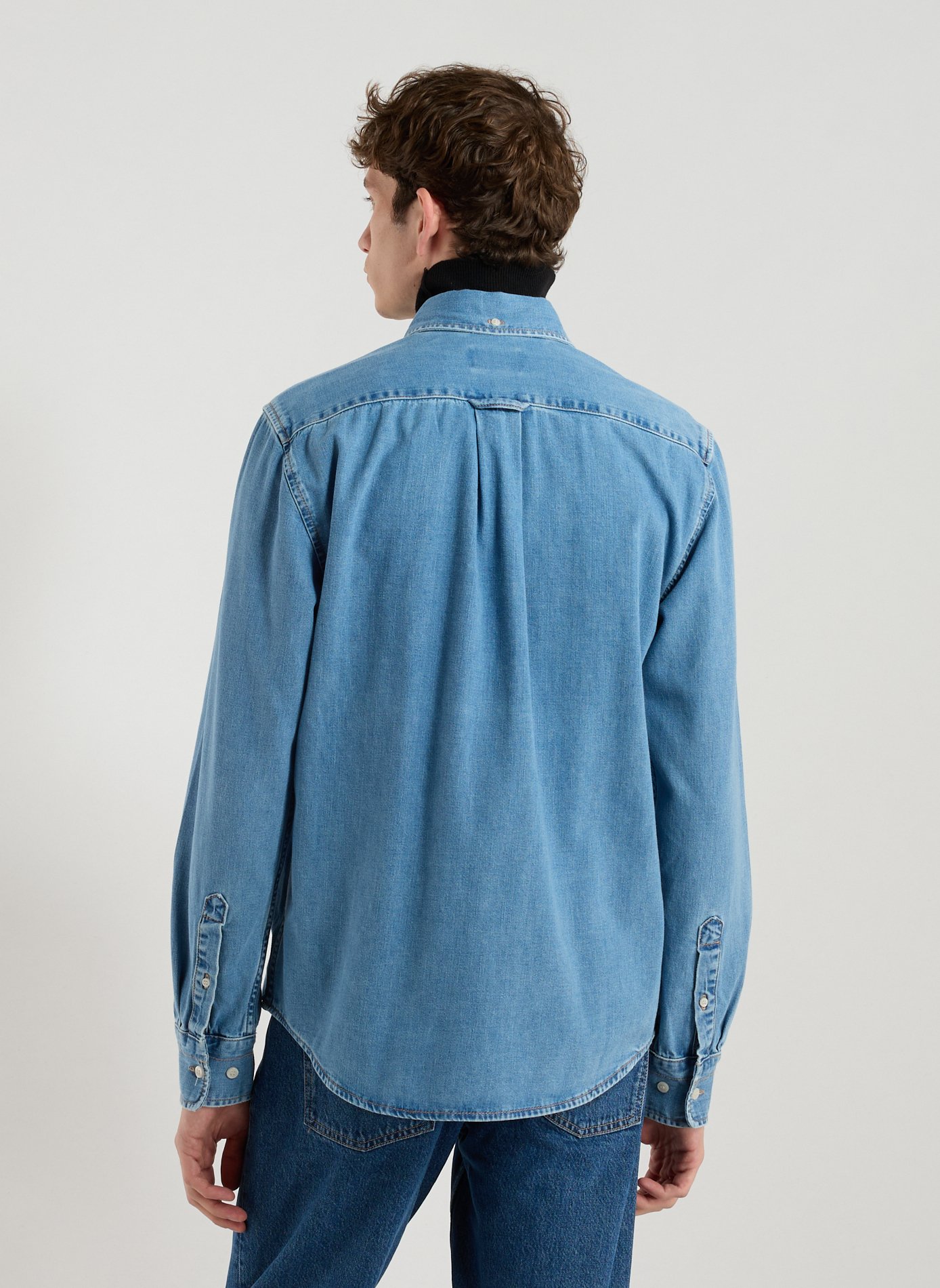 Cotton shirt GANT Blue