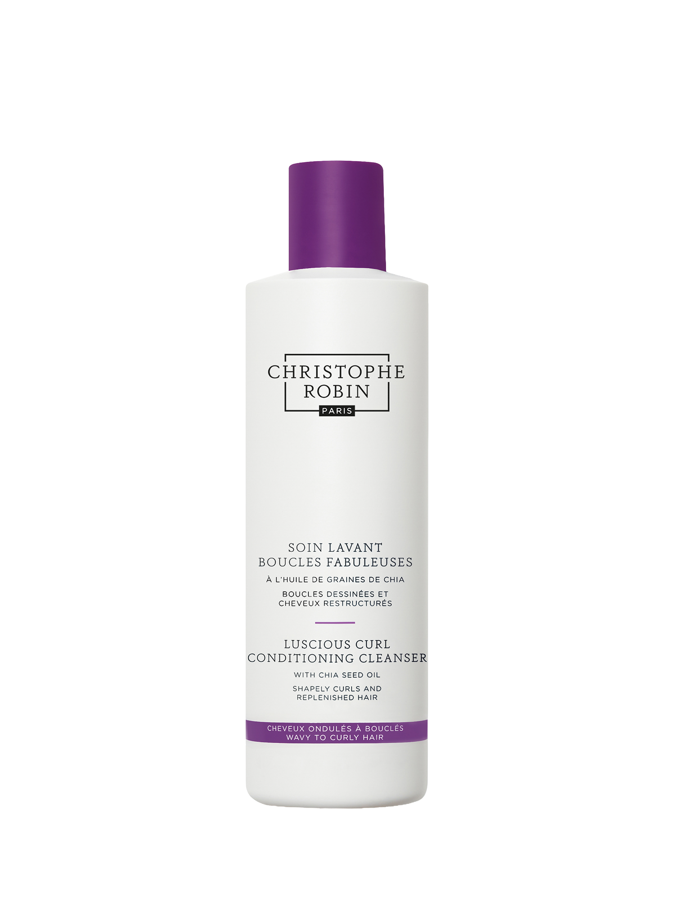 CHRISTOPHE ROBIN Luscious Curl Conditioning Cleanser with Chia Seed Oil No color