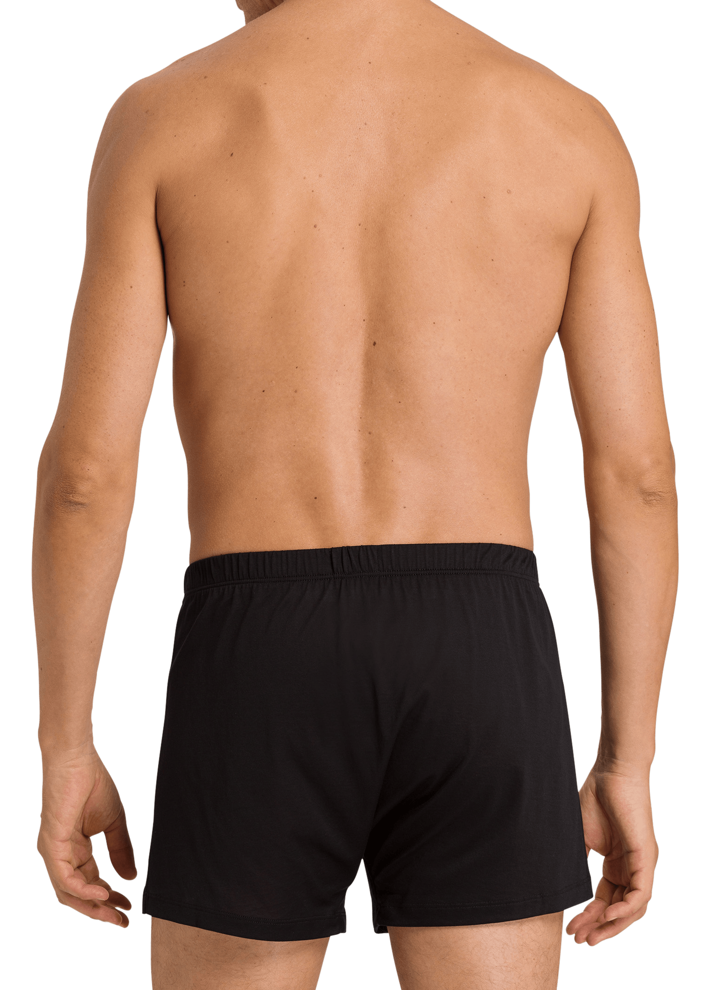 Cotton boxer shorts HANRO Black