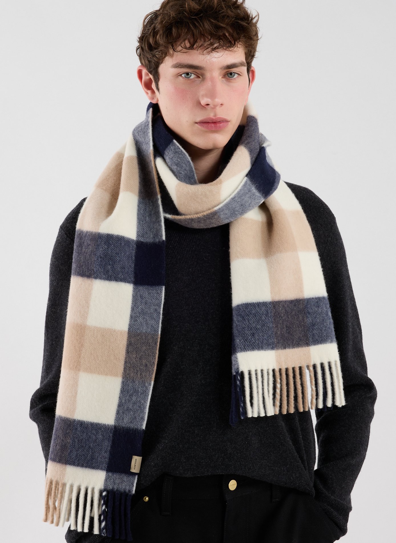 Wool check scarf WOOLRICH Multicolour
