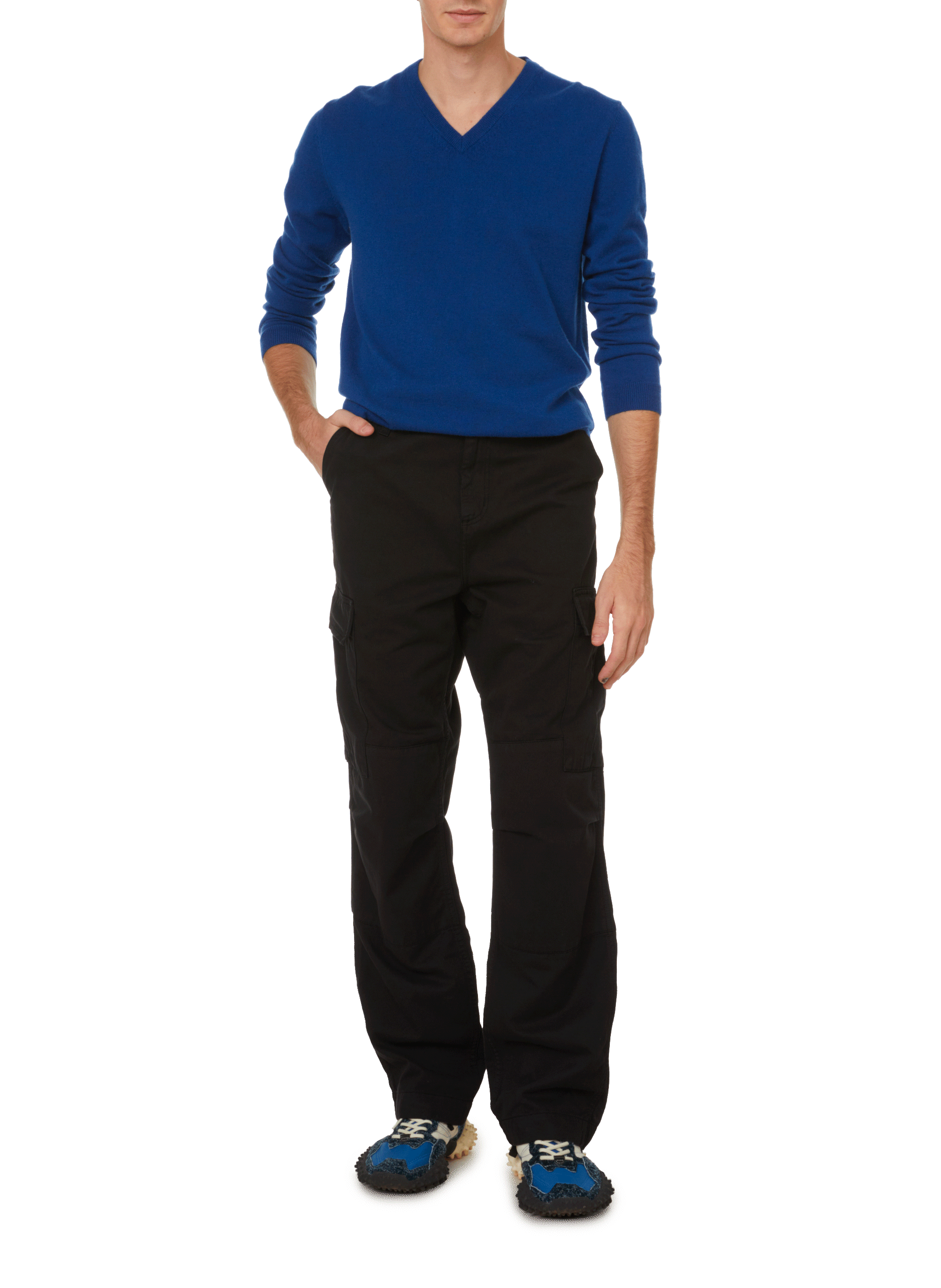 Cashmere jumper AU PRINTEMPS PARIS Blue