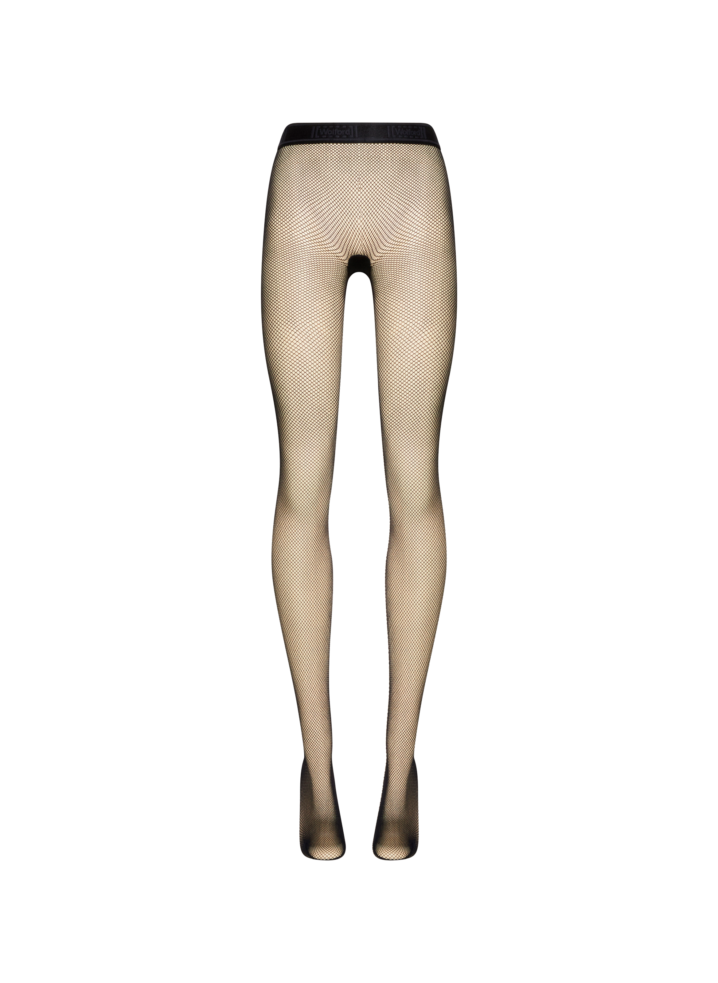 Collants Econyl années 20 WOLFORD Noir