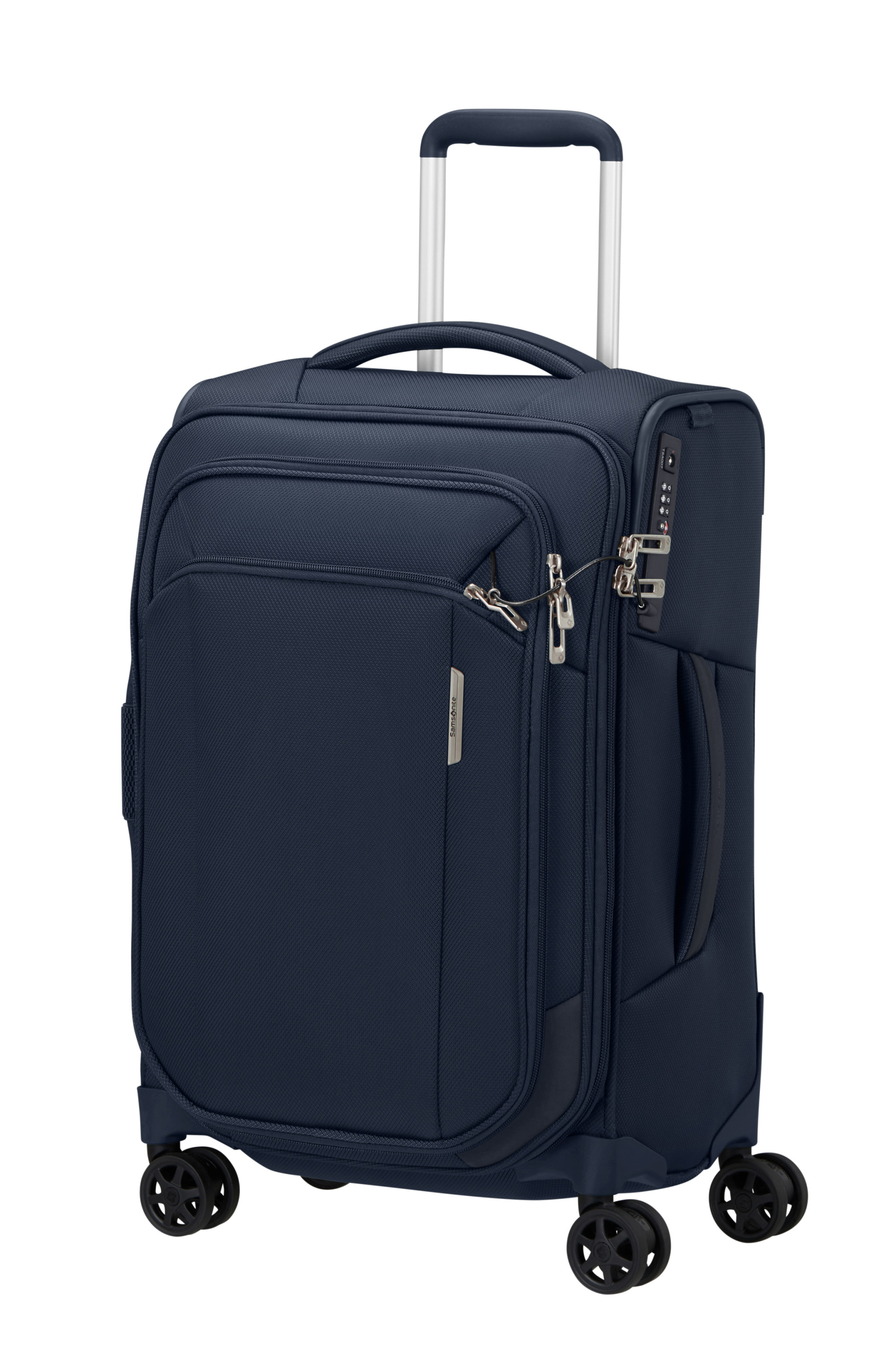 Respark valise 4 roues business case taille s SAMSONITE Bleu