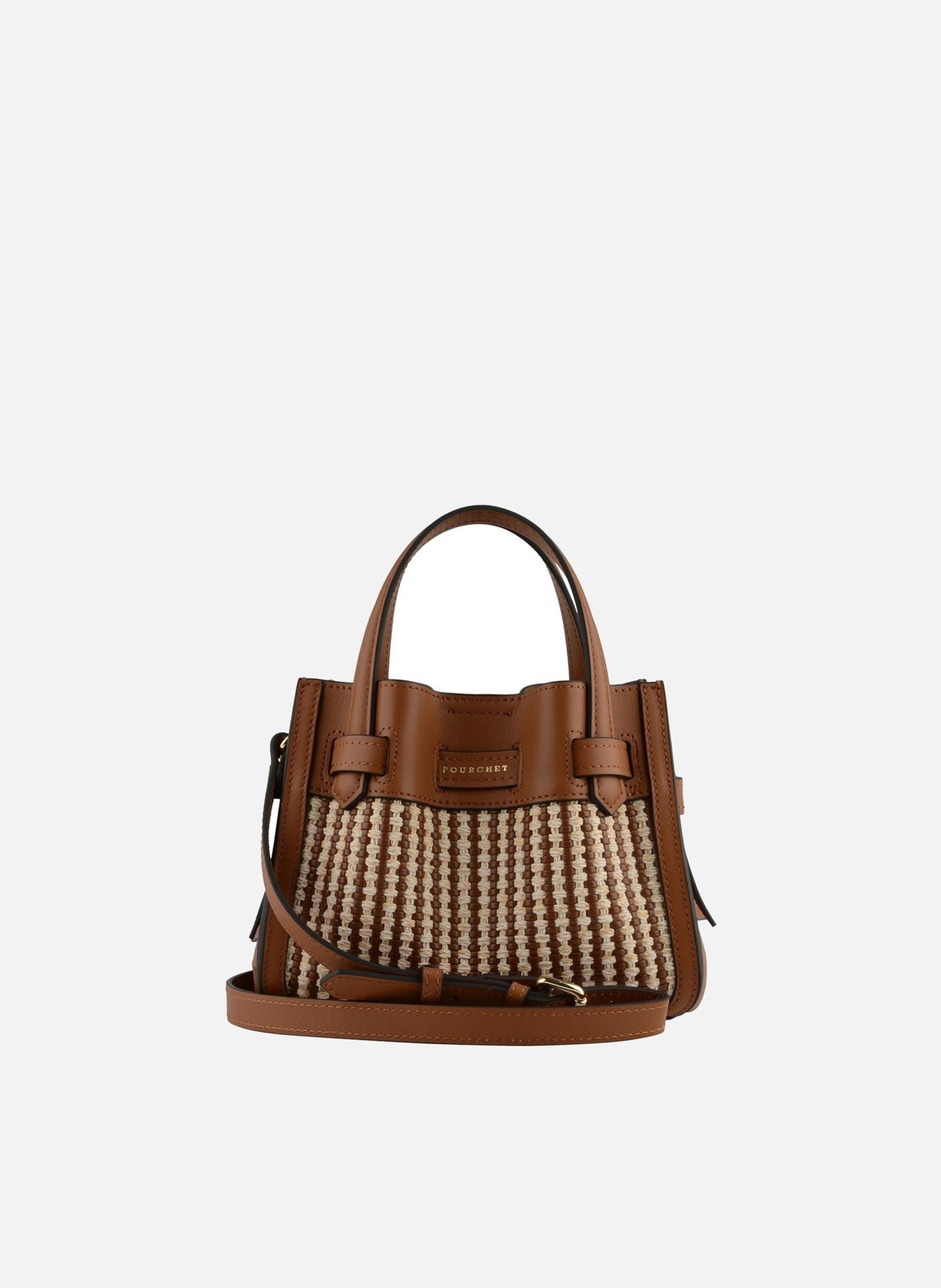 Blossom tressé | sac à main POURCHET Doré